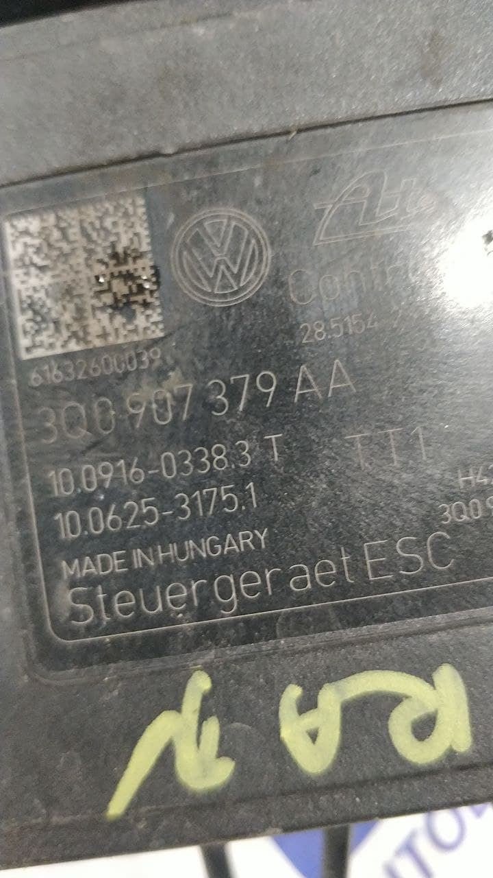 Centralina pompa Abs Volkswagen Touran / Tiguan 2017 cod 3q0907379aa