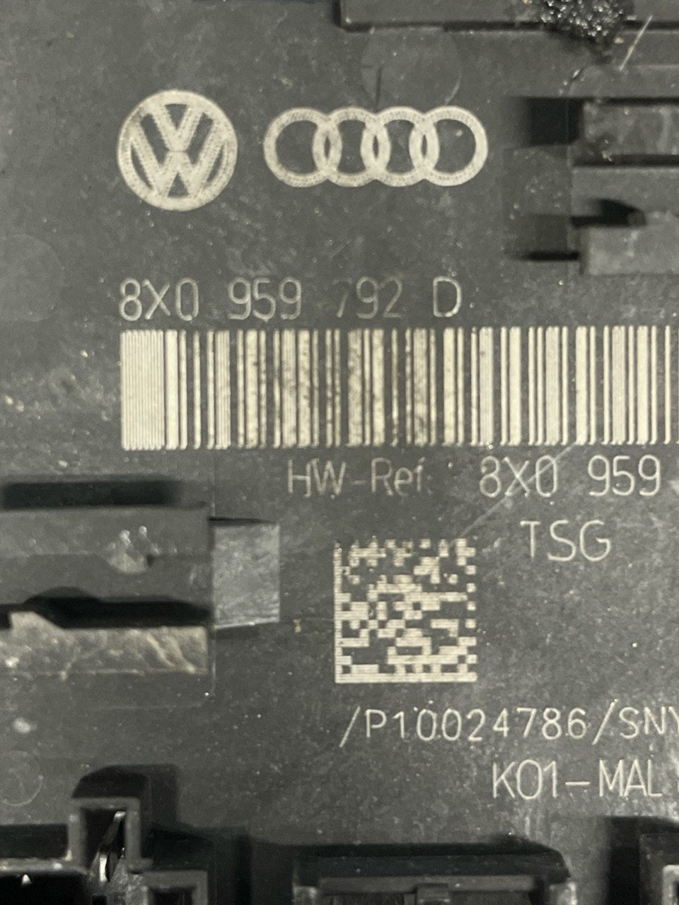 Centralina porta anteriore destra (dx) Audi A1 8X (2010-2018) COD:8X0959792D
