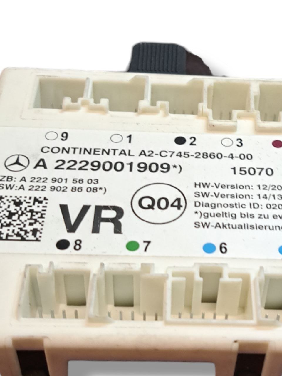 Centralina Porta Anteriore destra Mercedes-Benz Classe S W222 COD:A2229001909 (2013-2020)