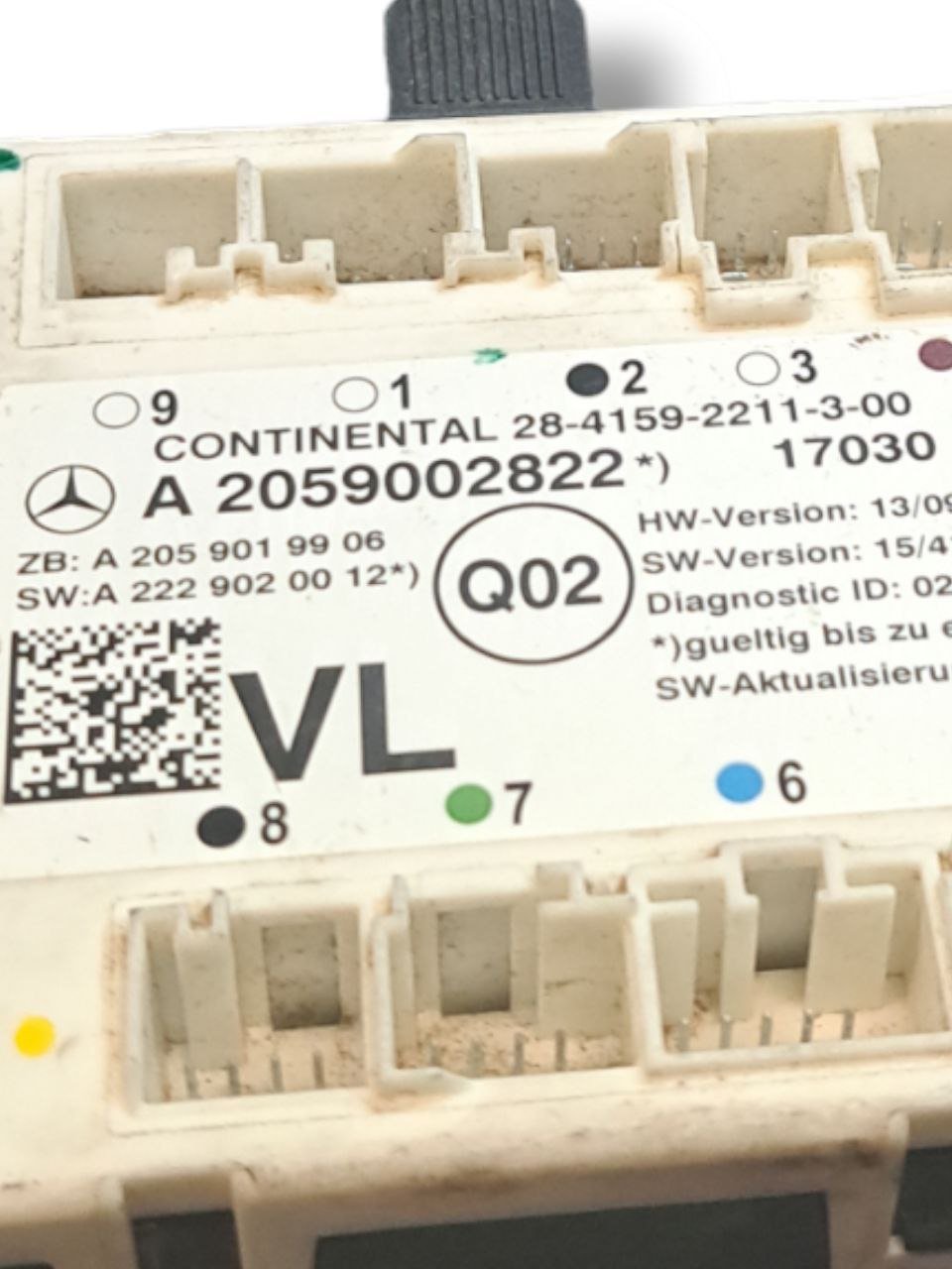 Centralina Porta anteriore Sinistra Mercedes-Benz Classe C W205 COD:A2059002822 (2014-2021)