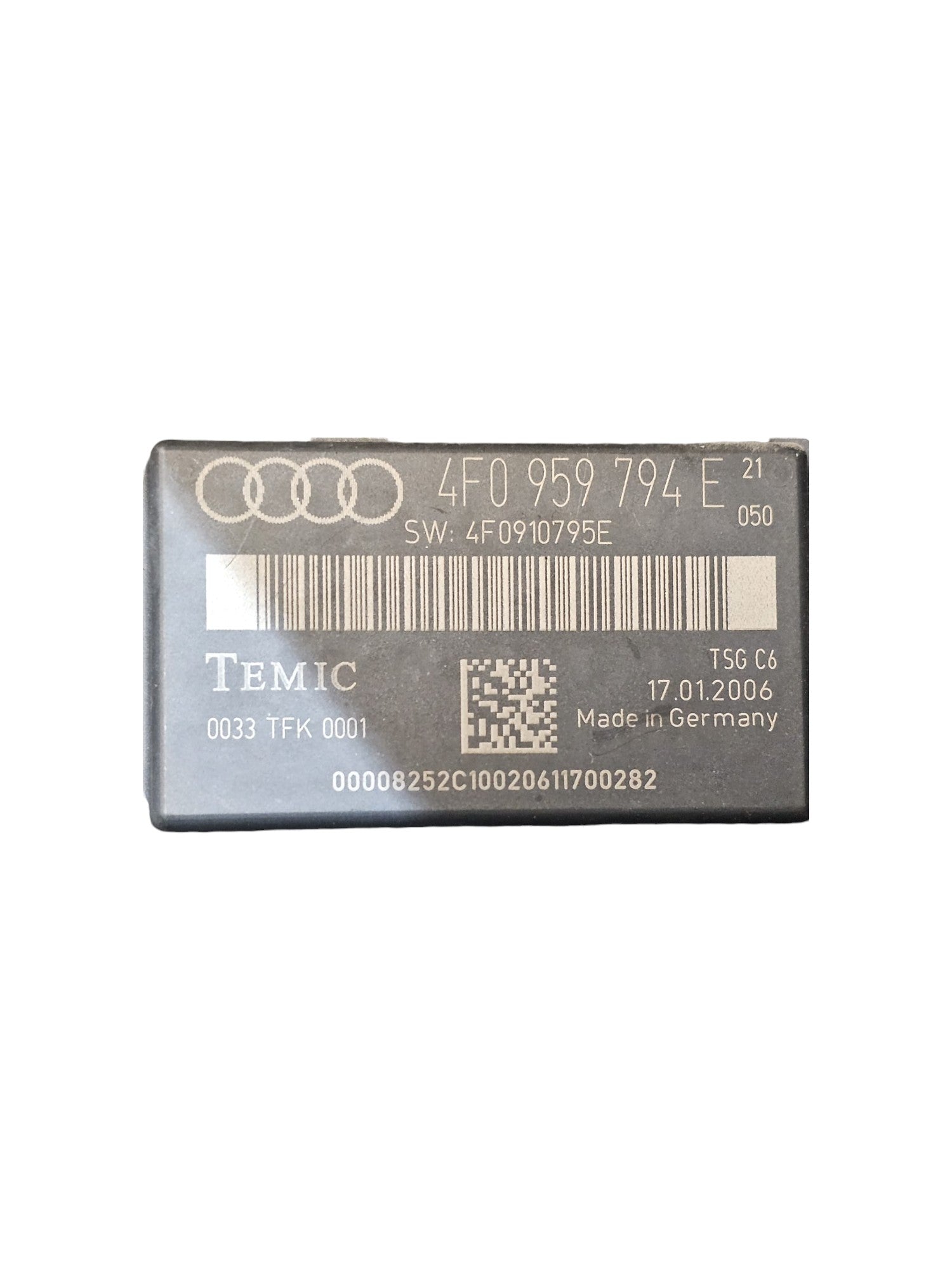 Centralina Porta Posteriore Destra Audi A6 C6 Cod:4F0959794E (2004-2011)