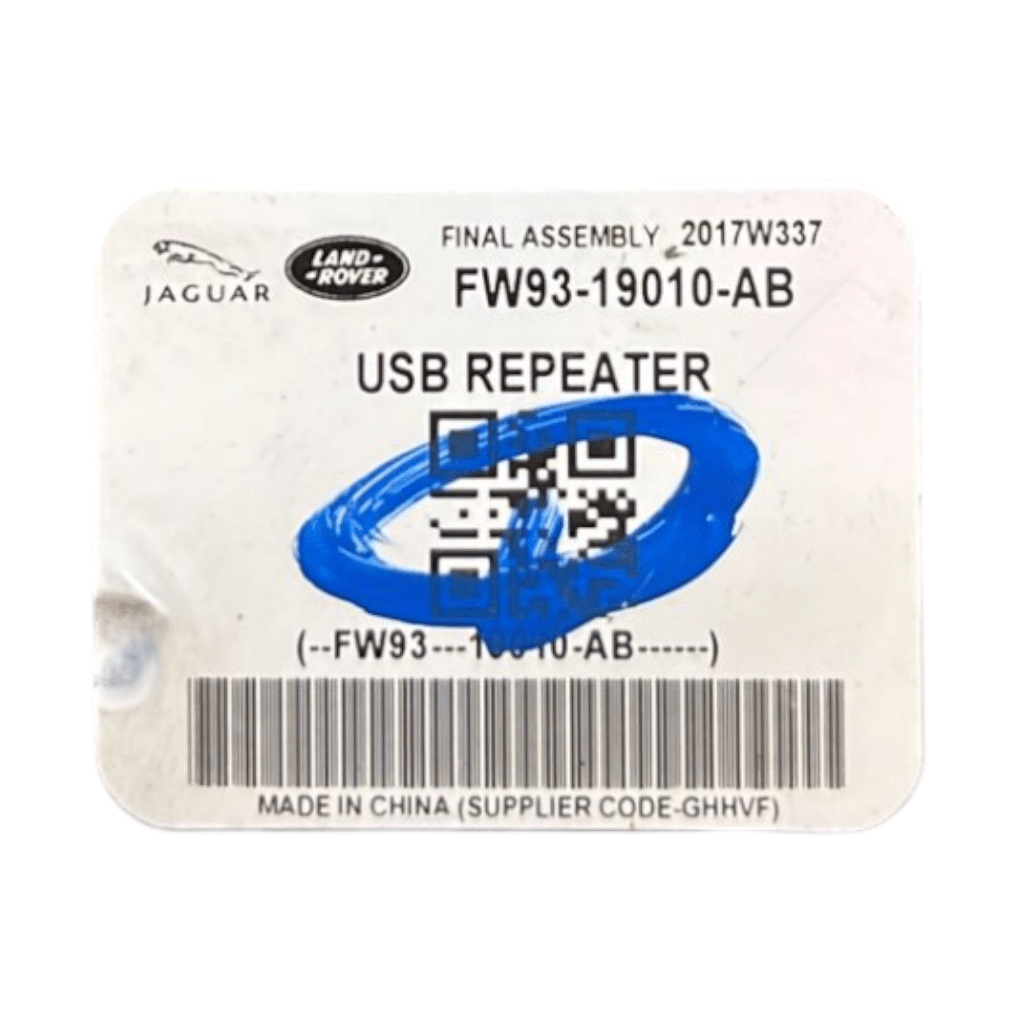 Centralina porta / presa usb Range Rover Velar L560 (2017->) cod.FW93-19010-AB