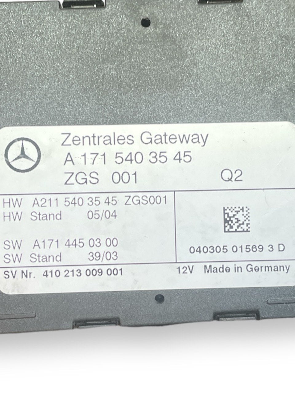 CENTRALINA PORTA SINISTRA (sx) MERCEDES SLK R171 (2003-2012) cod:a1715403545