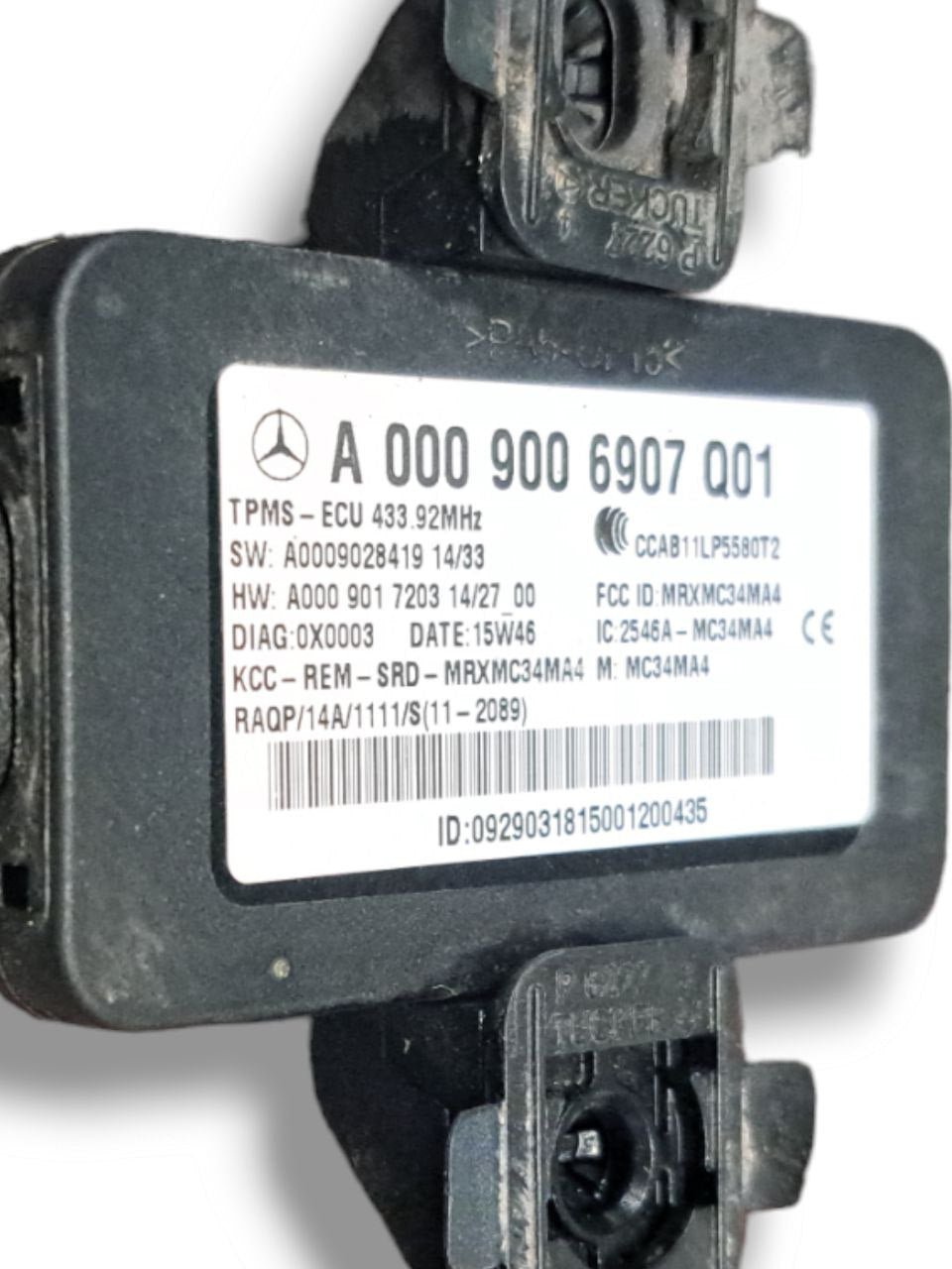Centralina pressione pneumatici Mercedes-Benz Classe C W205 COD:A0009006907Q01