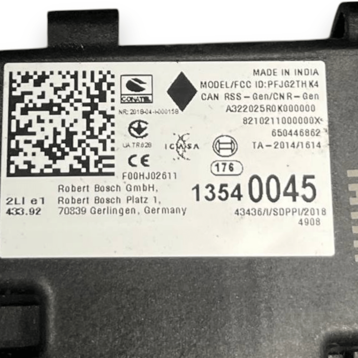 Centralina Ricevitore Keyless Opel Insignia B (2017 al 2023) cod: 13540045