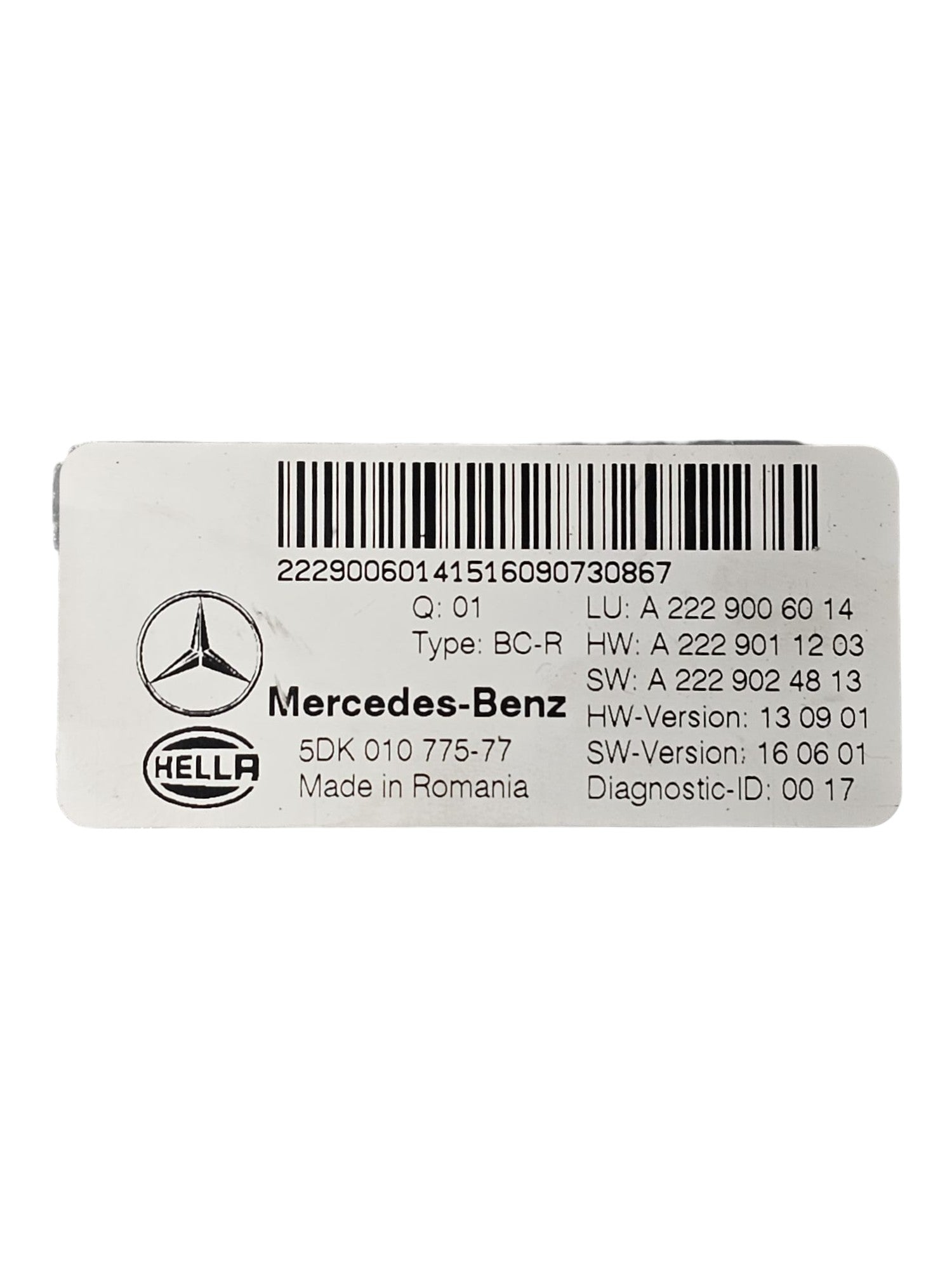 Centralina SAM / Body Computer Posteriore Mercedes Classe C W205 Cod:A2229006014 (2014-2021)