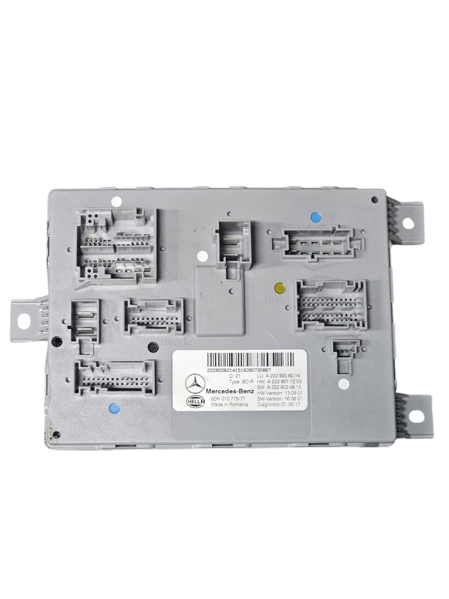Centralina SAM / Body Computer Posteriore Mercedes Classe C W205 Cod:A2229006014 (2014-2021)