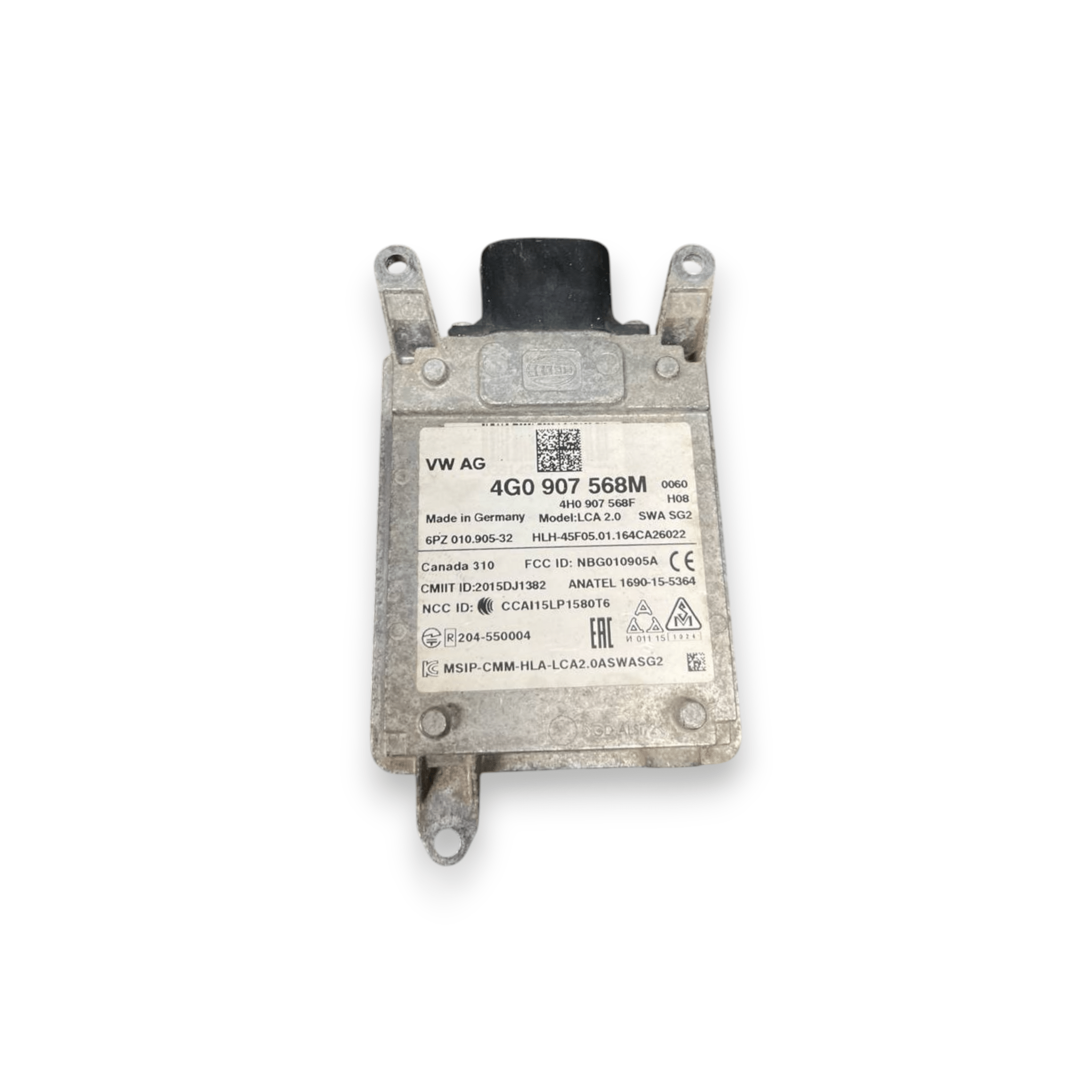 Centralina / Sensore Radar posteriore sinistro (sx) Audi A6 C7 (2011 al 2018) cod: 4G0907568M