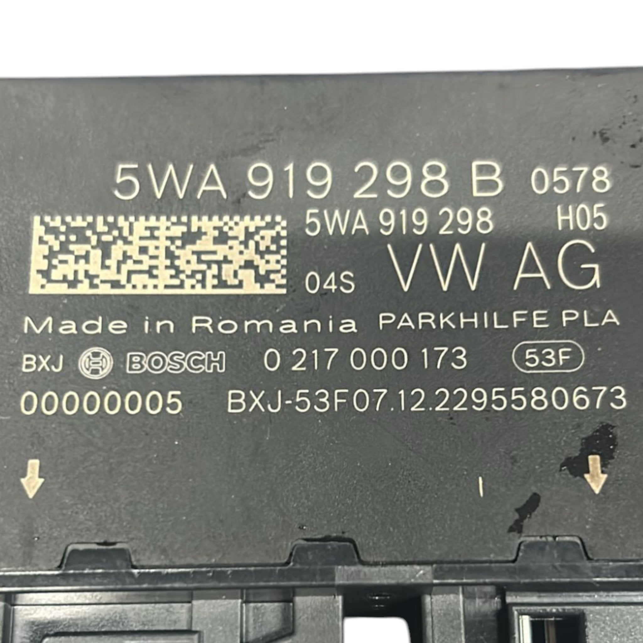 Centralina Sensori Di Parcheggio Audi A3 (8Y) cod.5WA919298B (2020 > )