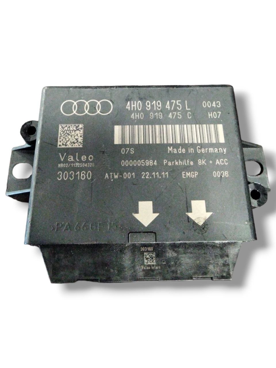 Centralina sensori di parcheggio Audi A8 4H(2010-2017) cod.4H0919475L