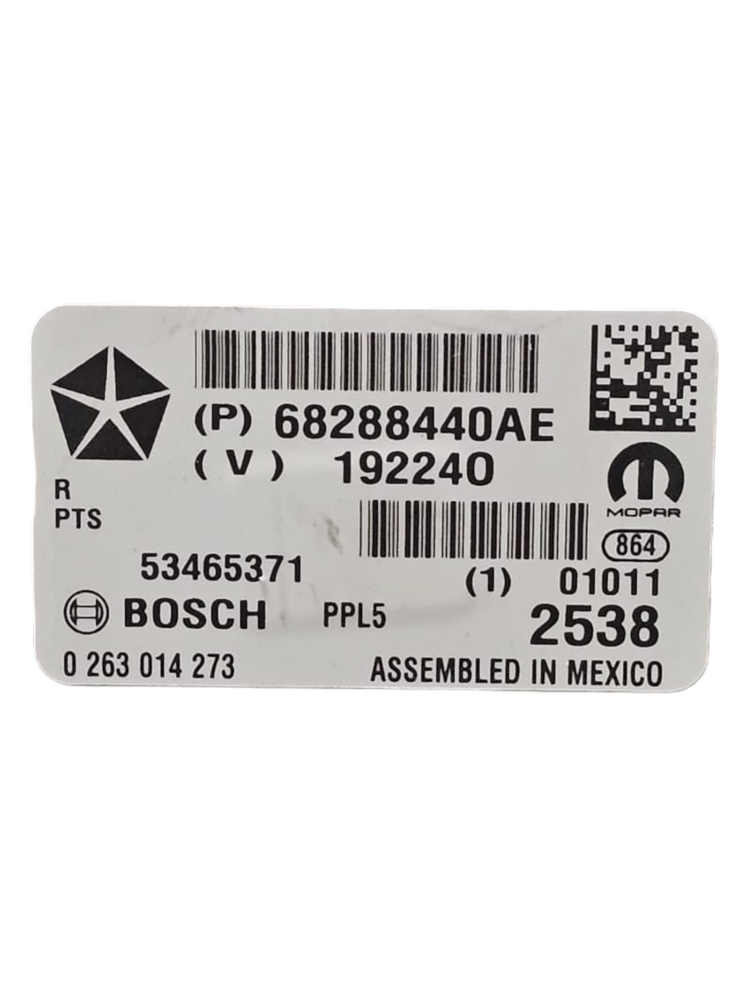 Centralina Sensori di Parcheggio Jeep Cherokee KL Cod:68288440AE (2013-2023)