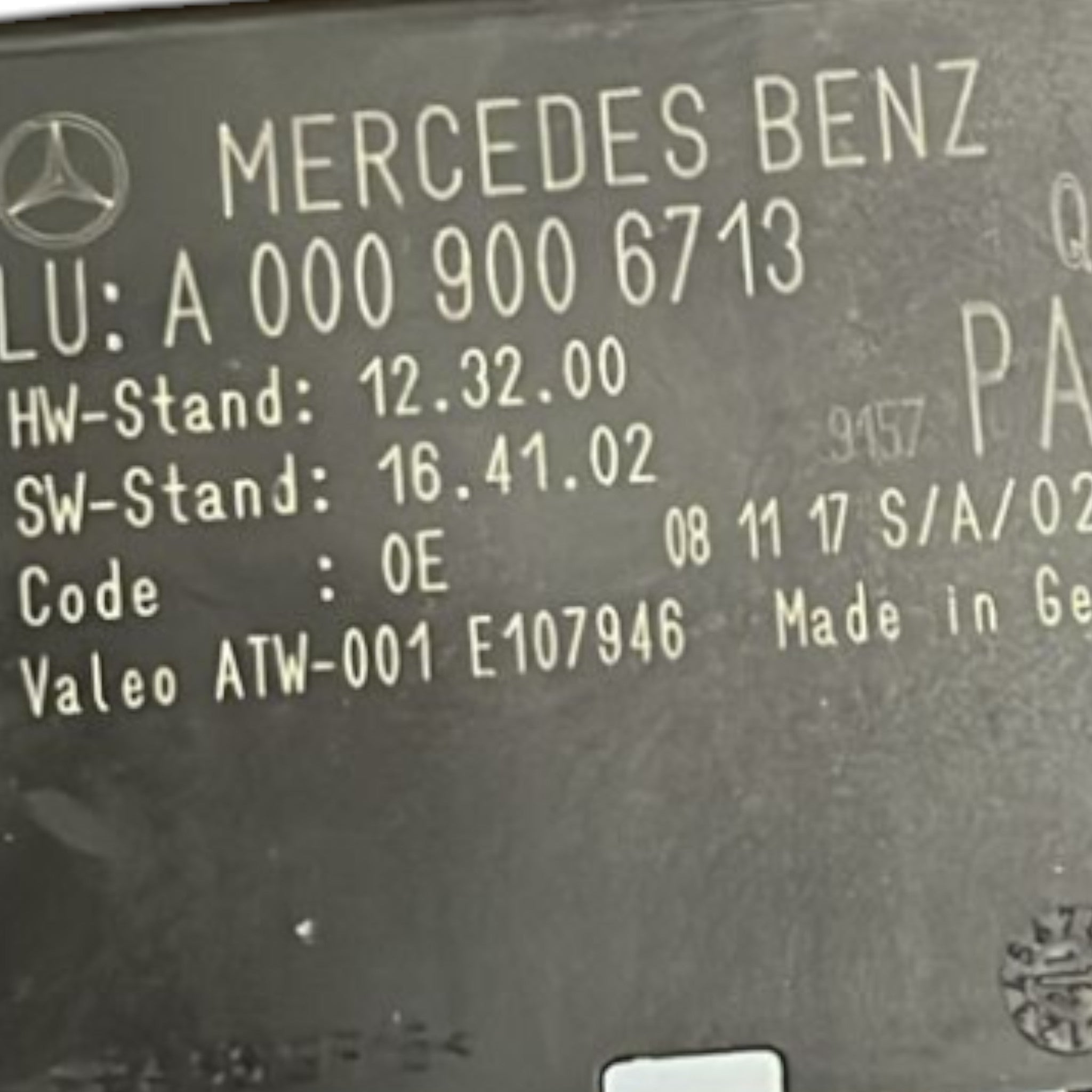 Centralina Sensori Parcheggio Mercedes Benz CLA (W117) cod:A0009006713 (2013 >2019)
