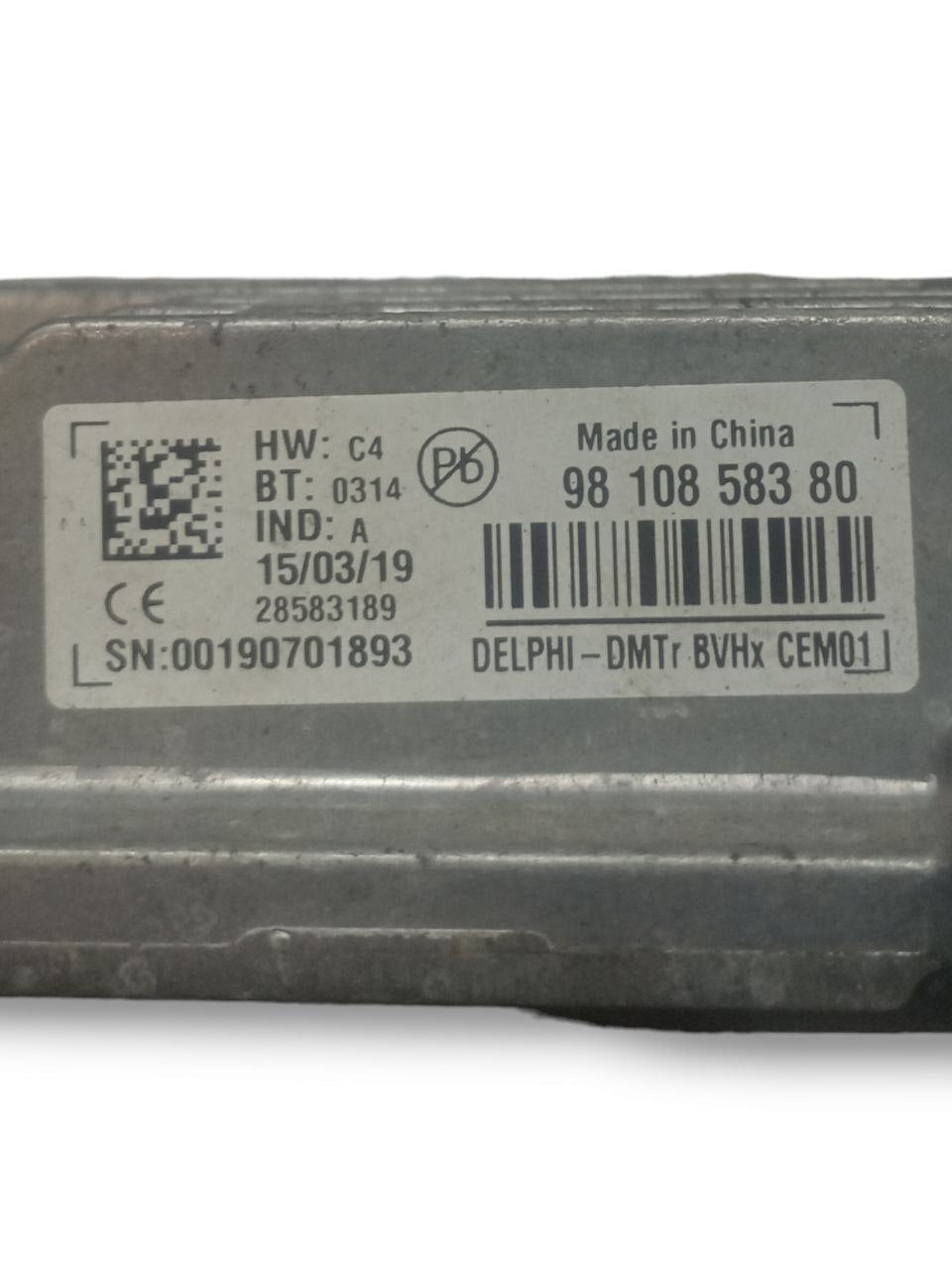 Centralina Start & Stop Peugeot Expert (2018) cod: 9810858380