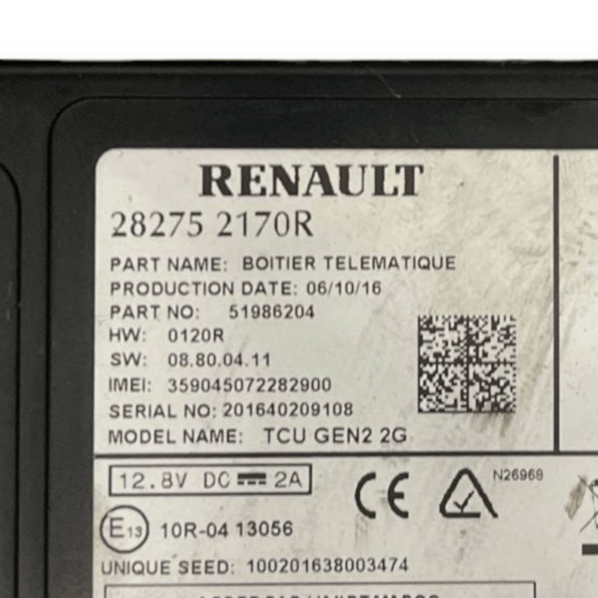 Centralina Controllo Navigatore Renault Espace V (2015 al 2023) cod: 282752170R