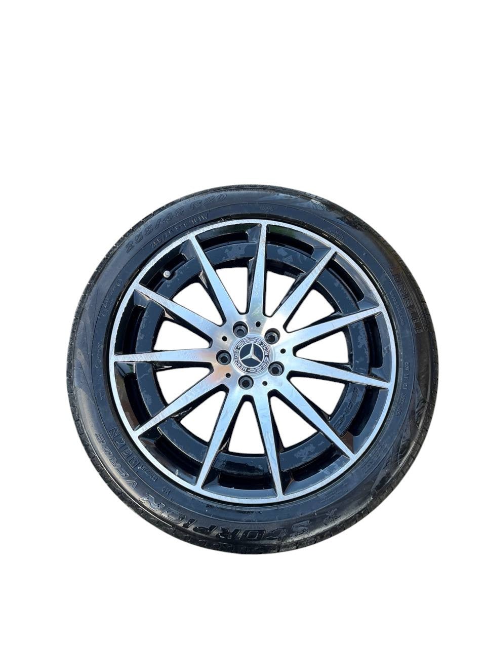 Cerchi in lega raggio 20 nero / grigio Mercedes EQC AMG (2019->) cod.A2934010900