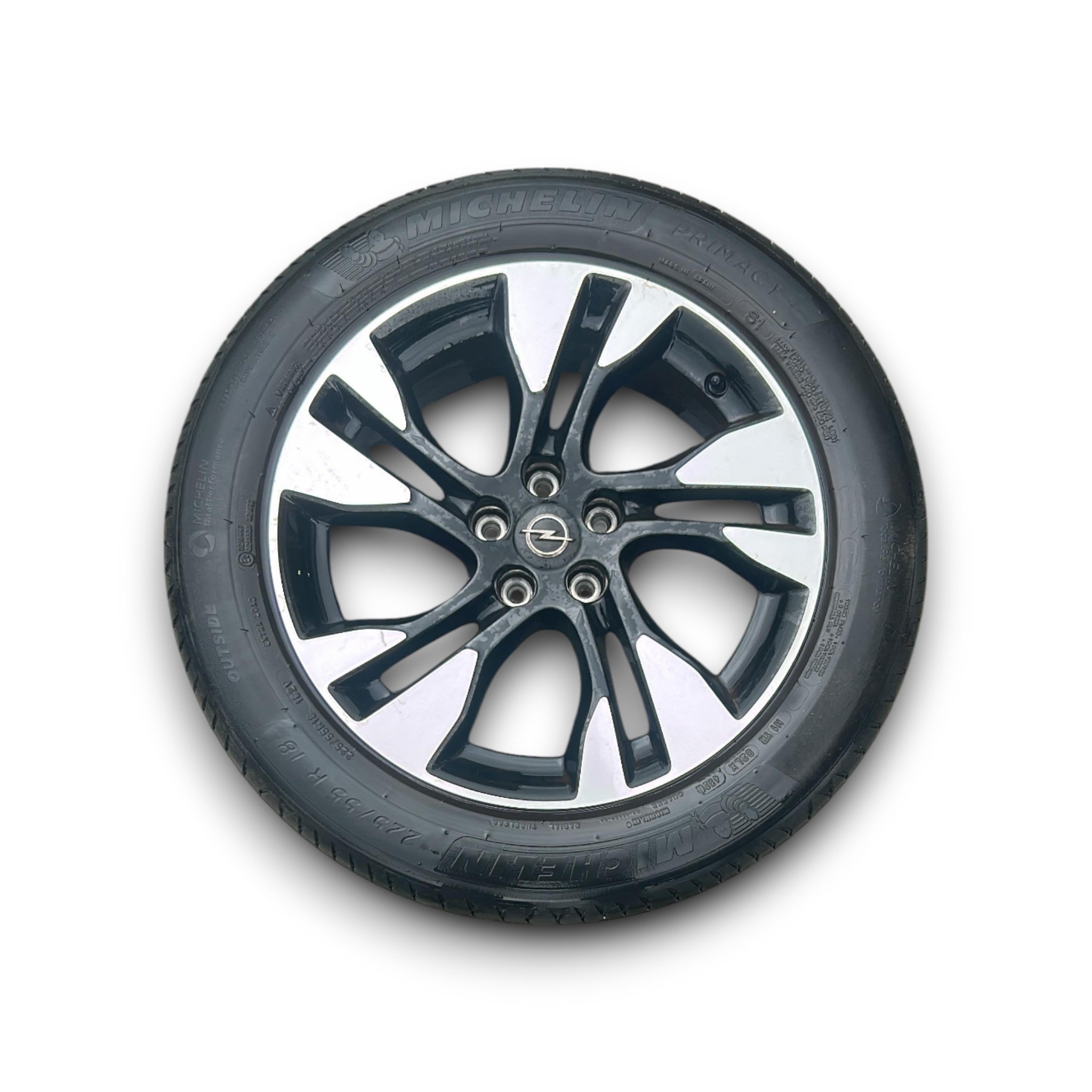Cerchio In Lega (DIAMANTATO) Opel Grandland X cod.YP00063880 (5 Fori / 225 / 55 R18) (2017 > ) cod.YP00063980 cod.YP00180580