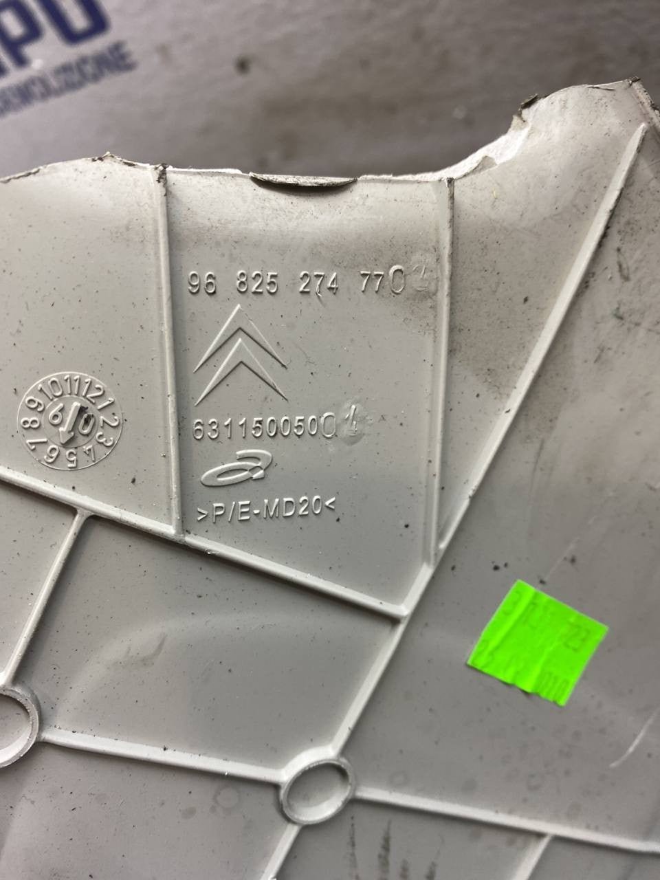Chinghia cintura di sicurezza con supporto posteriore sinistro citroen c3 cod:9682527477