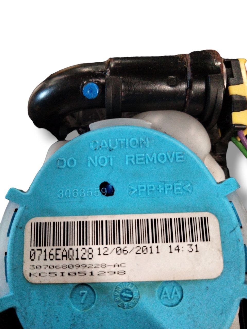 Cintura anteriore sinistra Mercedes-Benz ClasseB W246 cod.307068099228 (2011-2018) di sicurezza
