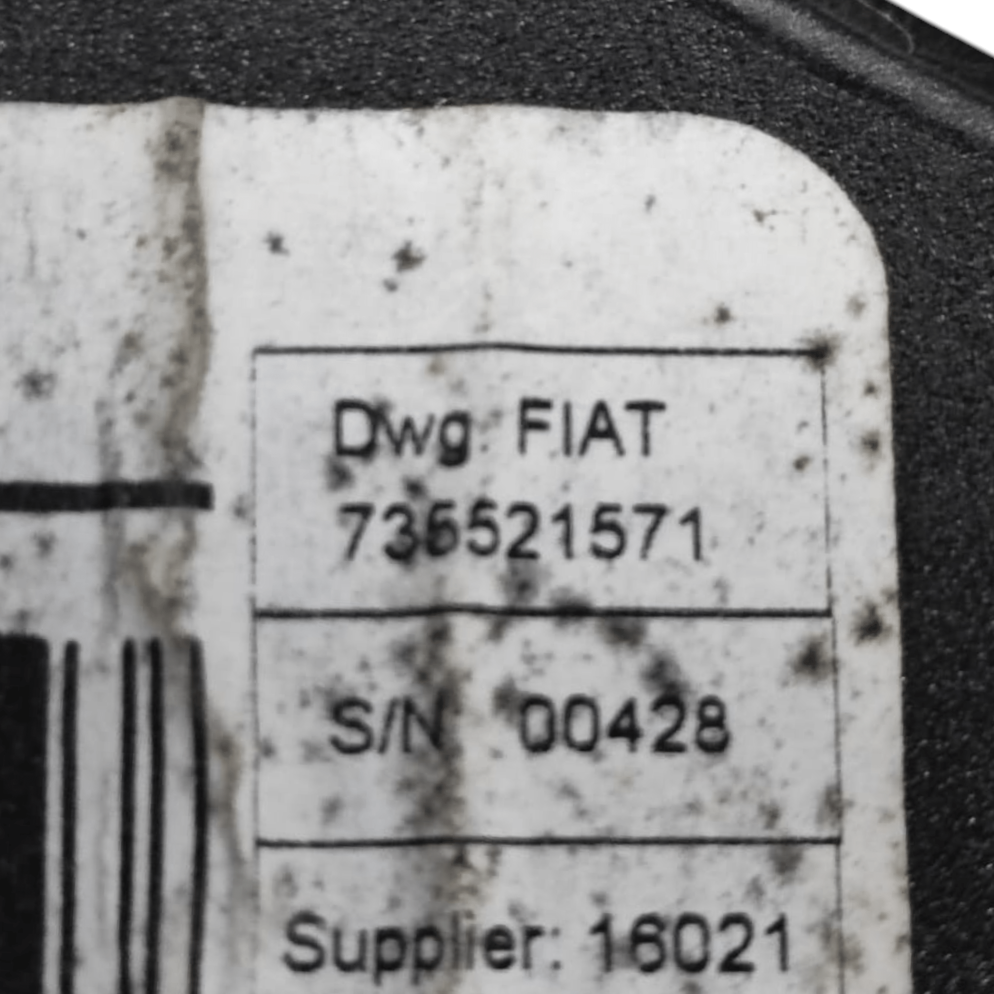 Cintura Di Sicurezza Anteriore Destra Citroen Jumper COD: 735521571 (2014>)