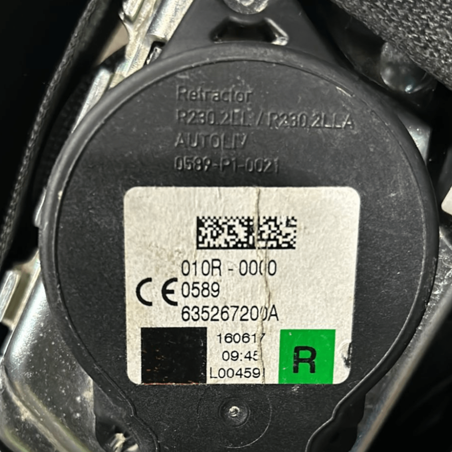 Cintura Di Sicurezza Anteriore Destra Mini Clubman F54 cod:635267200A (2015 > 2024)