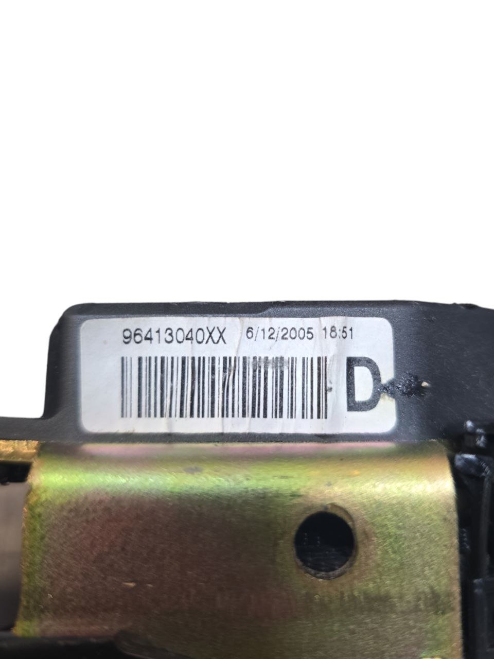 Cintura Di Sicurezza Anteriore Destra Peugeot 307 CC ( 2004 - 2009 ) Cod : 96413040XX