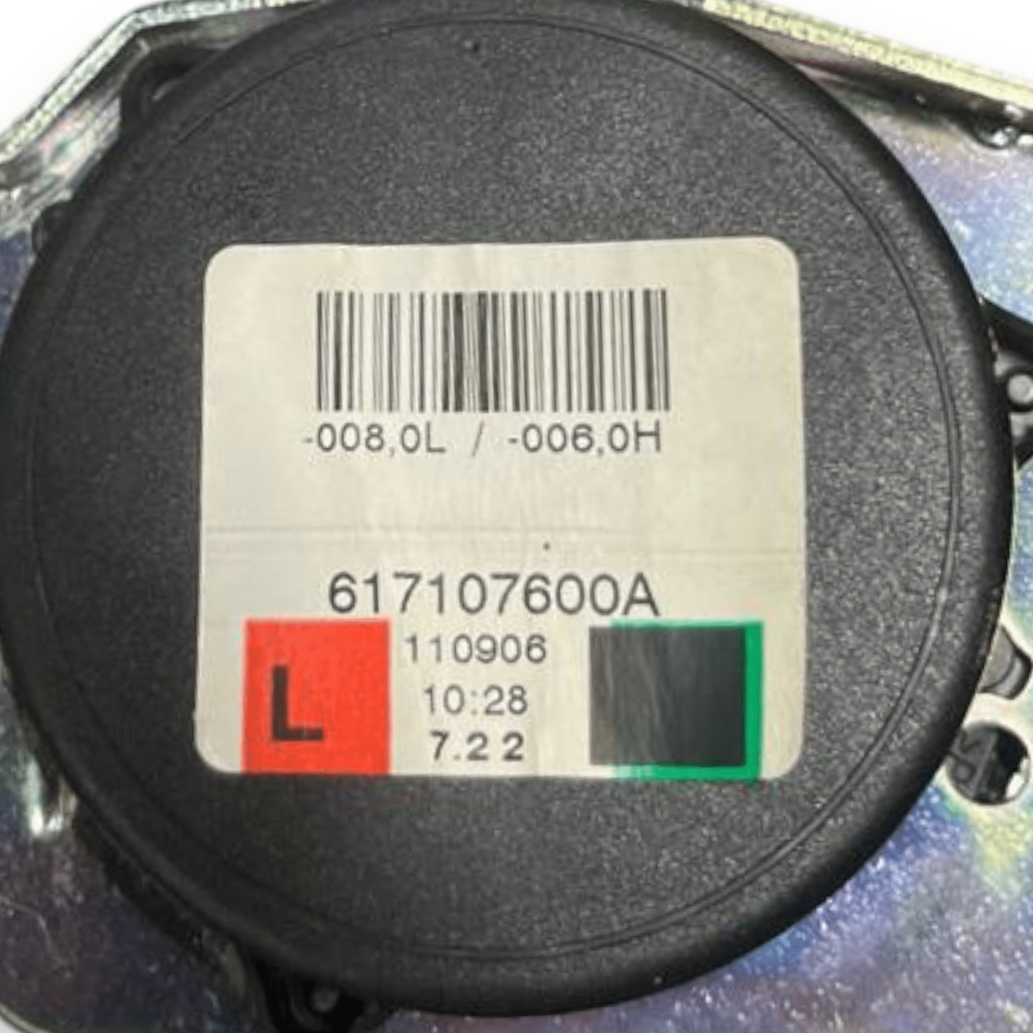 Cintura di Sicurezza anteriore sinistra (sx) Opel Corsa D (2006 al 2014) cod: 617107600A