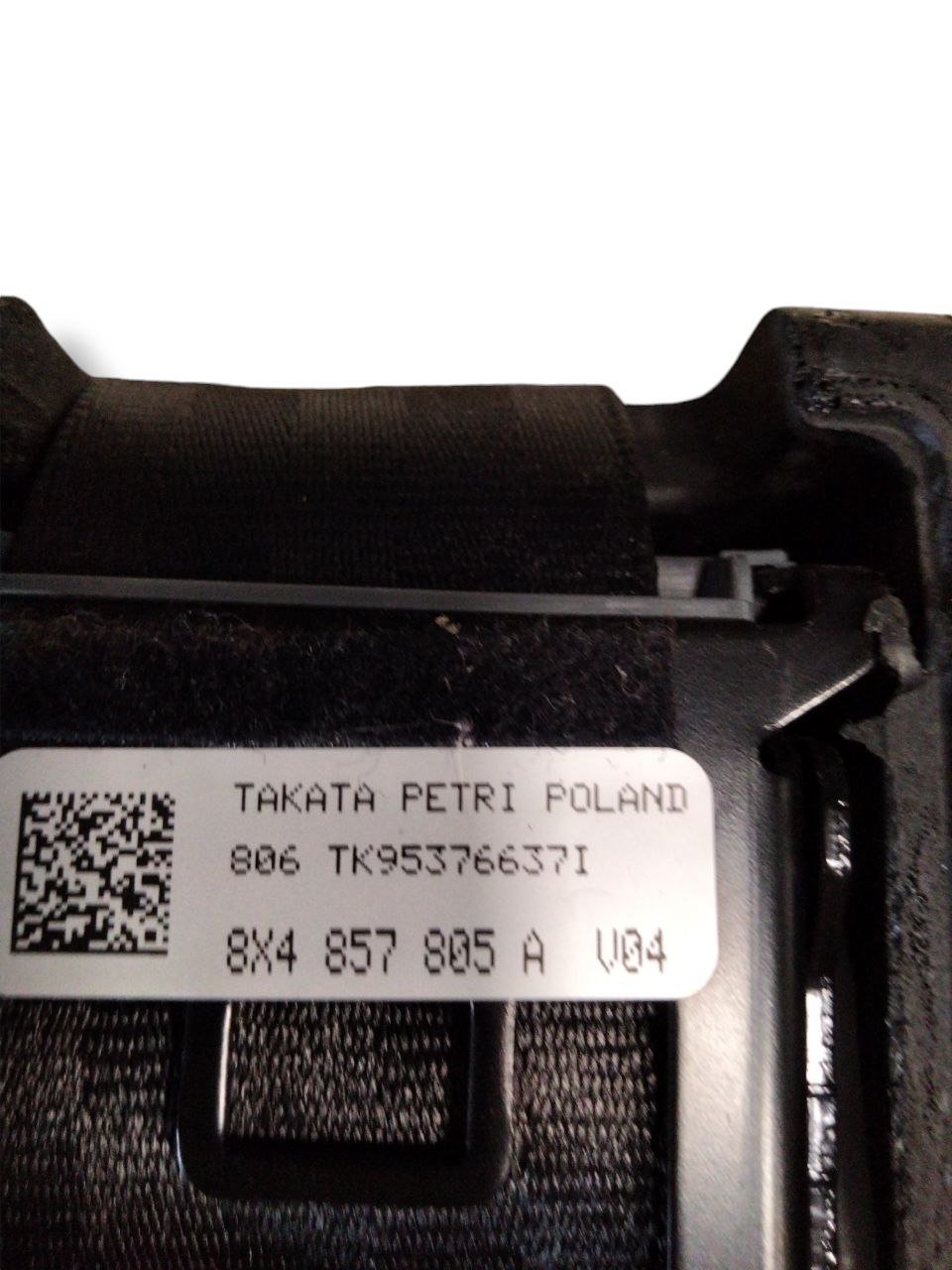 Cintura di sicurezza posteriore Destra Audi A1 8x 1.6 diesel (2010-2018)cod.8X4857805A