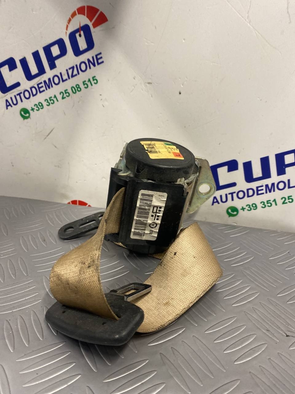 Cintura di sicurezza posteriore destra Bmw Serie 3 320d cod:607051100C