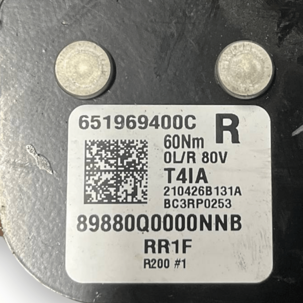 Cintura di Sicurezza posteriore destra (dx) Hyundai Bayon (2021 -) cod: 651969400C