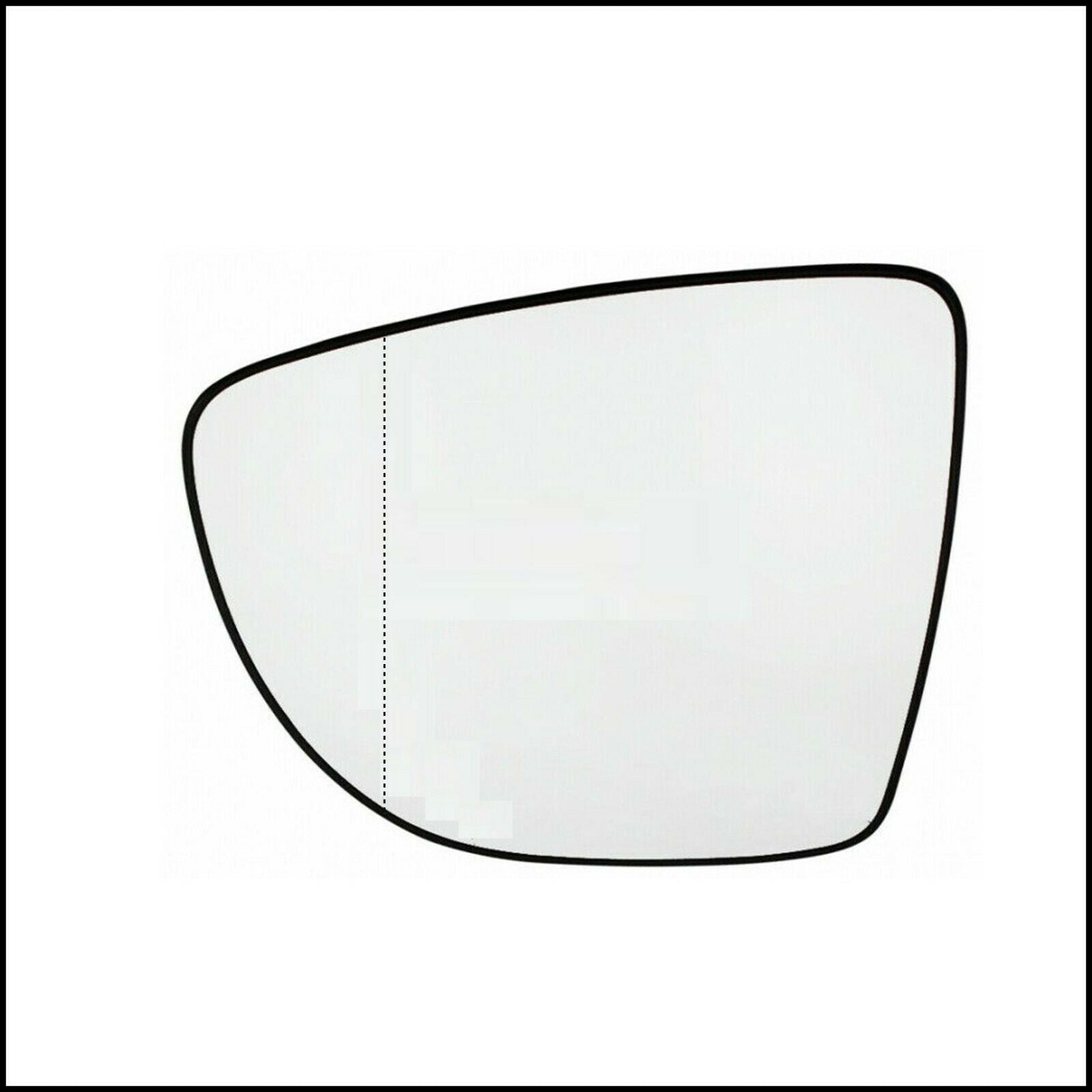 Piastra Specchio Retrovisore Asferico Termico Lato Sx-Guidatore Per Renault CLIO IV (BH_) dal 2012> BIBA-RICAMBI