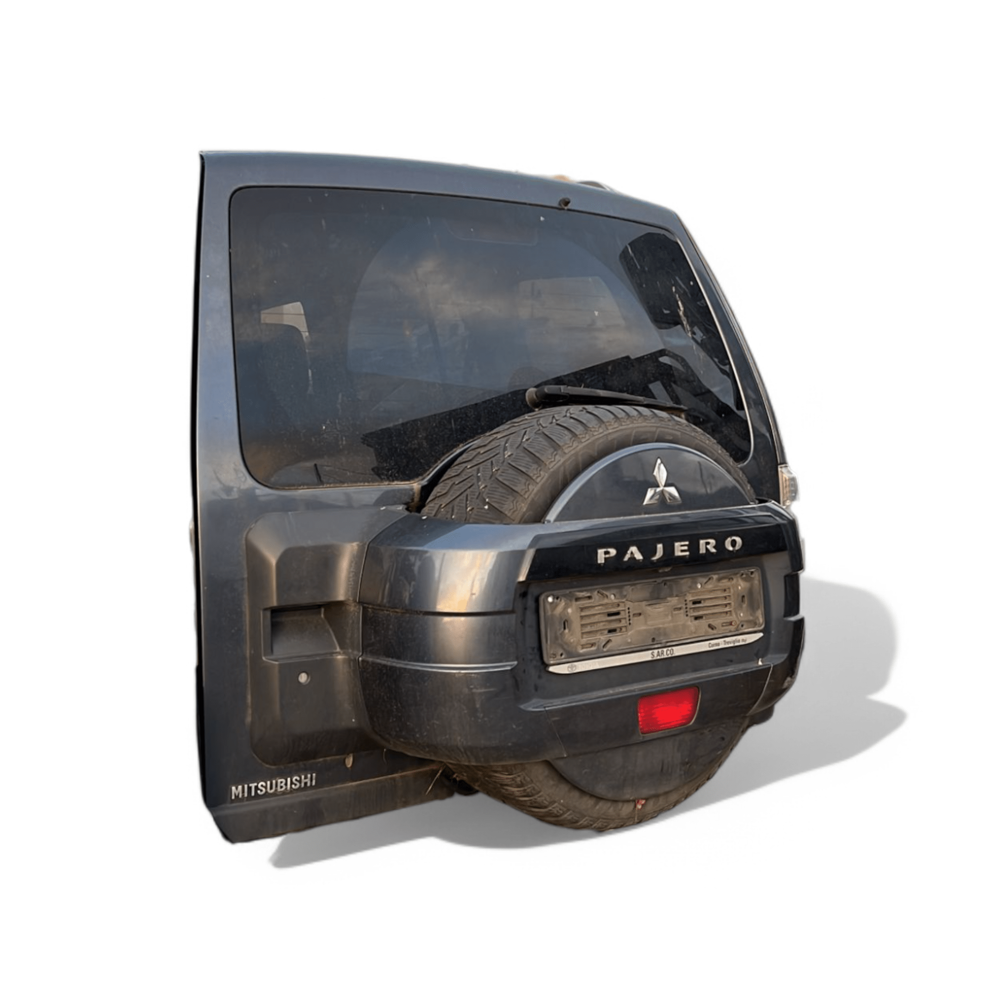 Cofano/ bagagliaio posteriore grigio Mitsubishi Pajero V80 (2006-2021) 5 porte / portellone