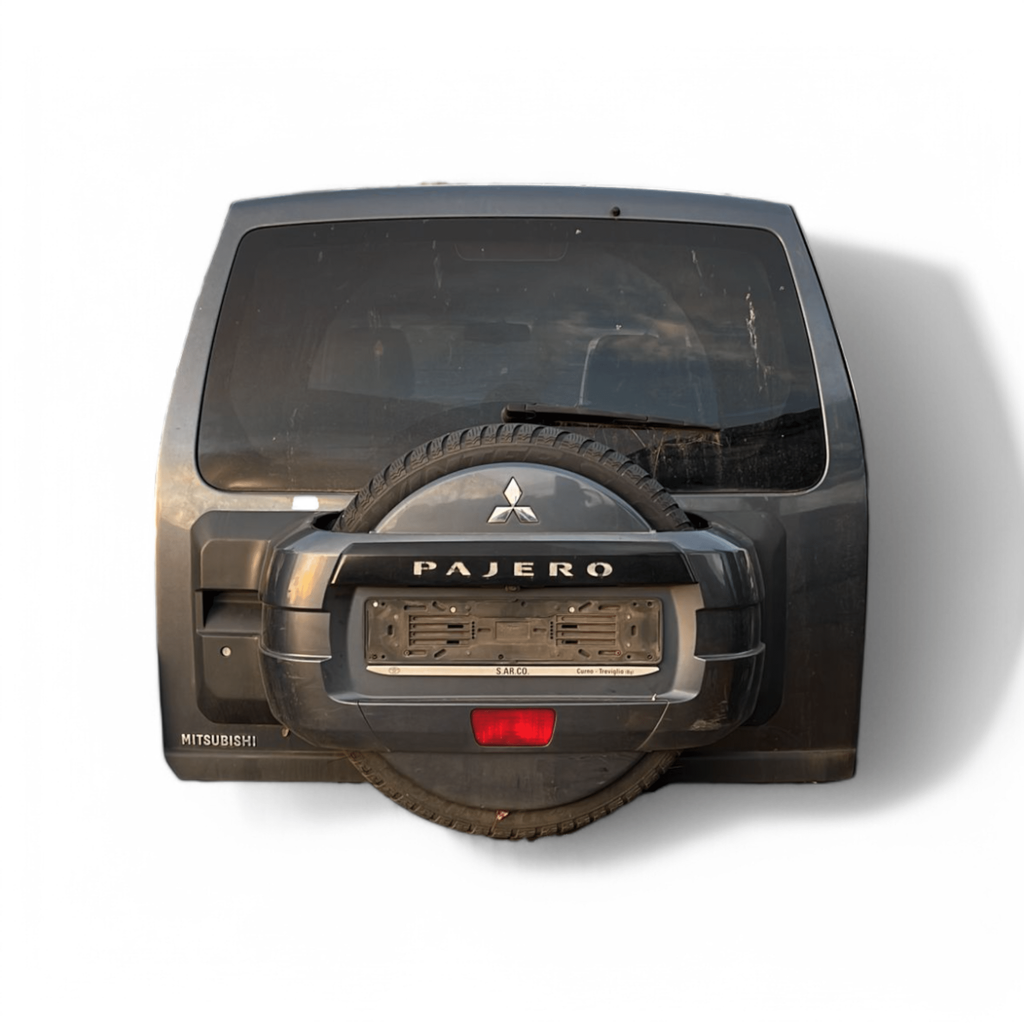 Cofano/ bagagliaio posteriore grigio Mitsubishi Pajero V80 (2006-2021) 5 porte / portellone