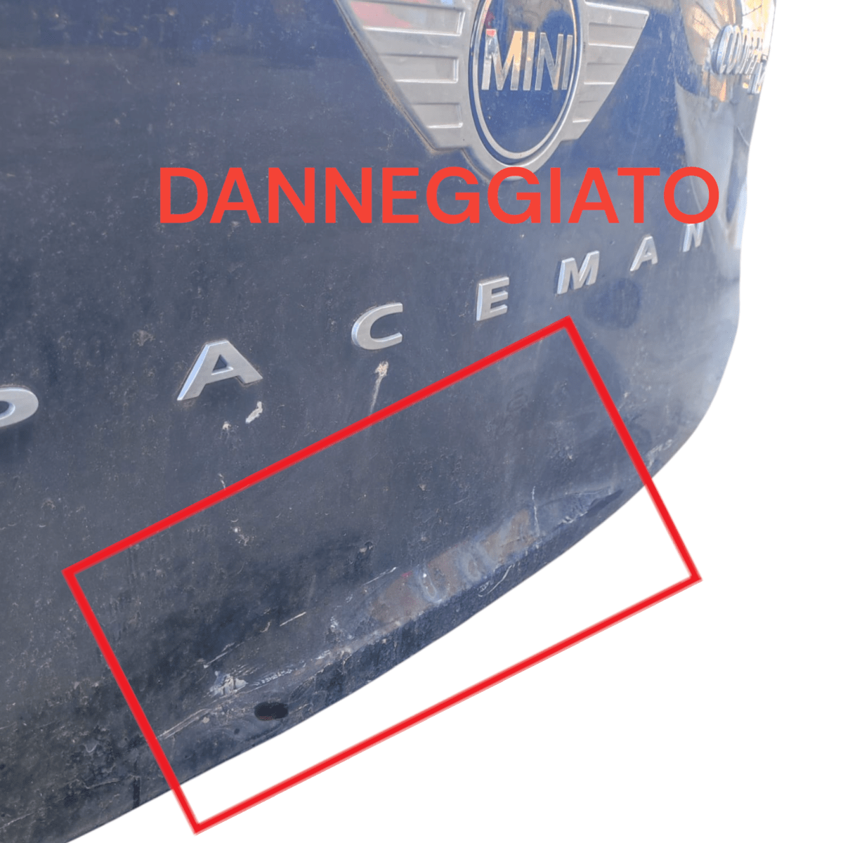 Cofano / portellone bagagliaio mini paceman 3 porte (2012-2016)