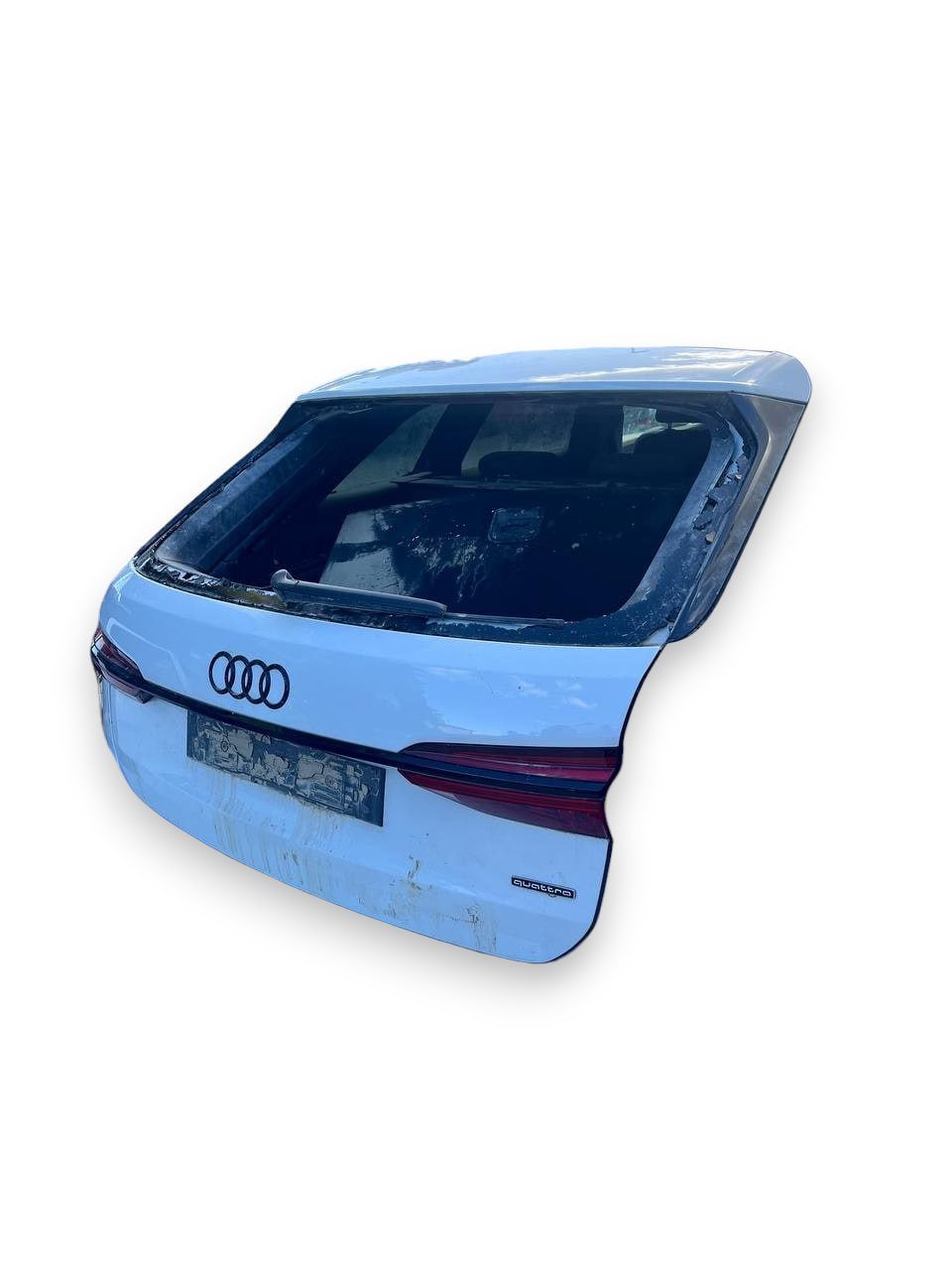Cofano / portellone / bagagliaio posteriore bianco Audi A6 C8 (2018->)