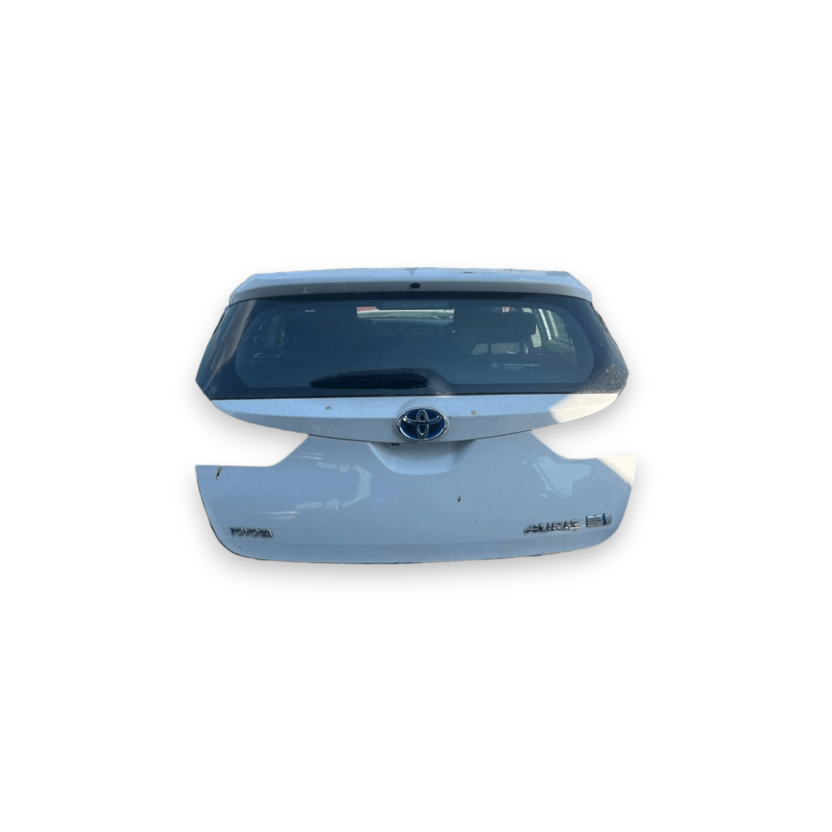 Cofano / Portellone / Bagagliaio posteriore Bianco Toyota Auris II (2012 al 2018)