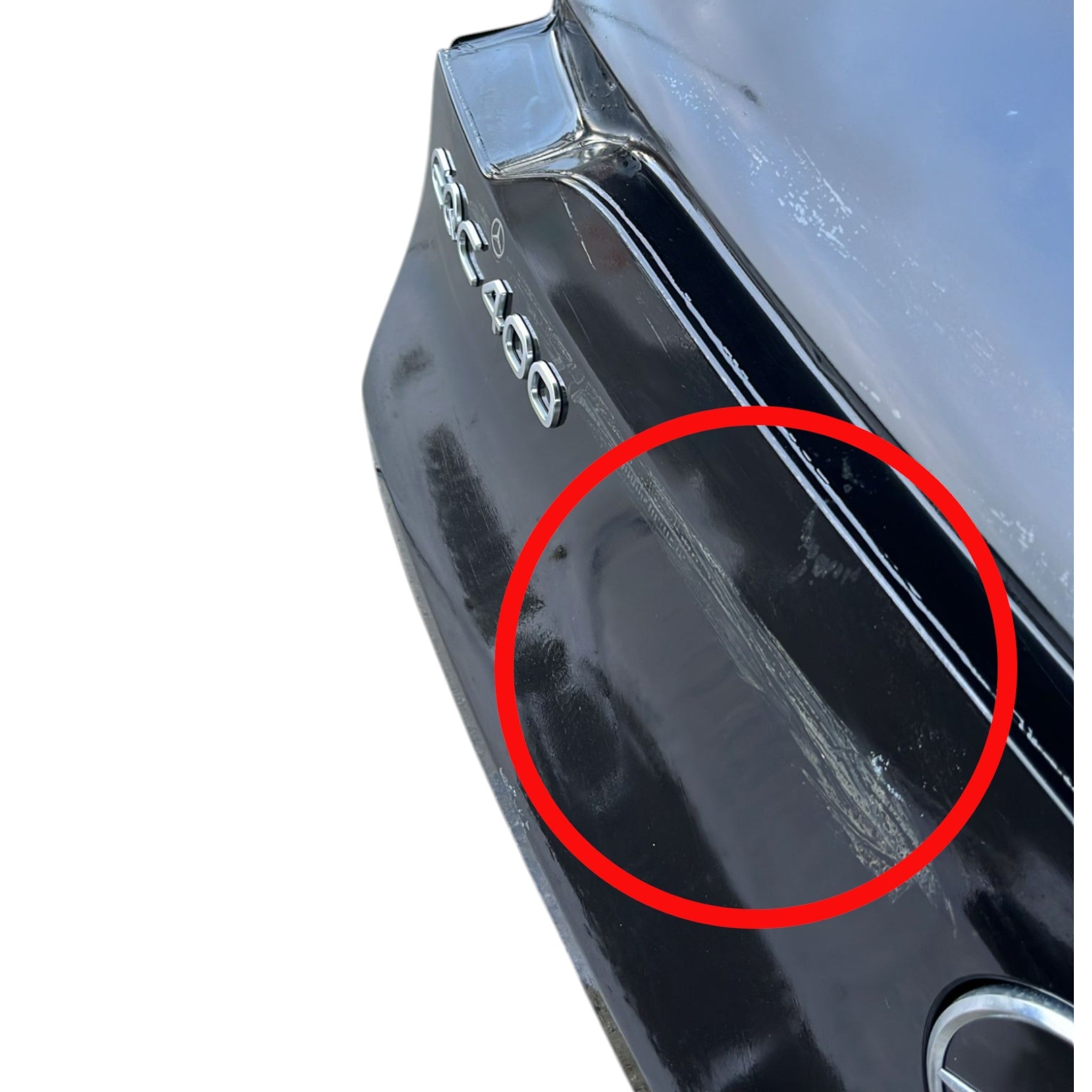 Cofano / portellone / bagagliaio posteriore nero Mercedes EQC (2019-2023)