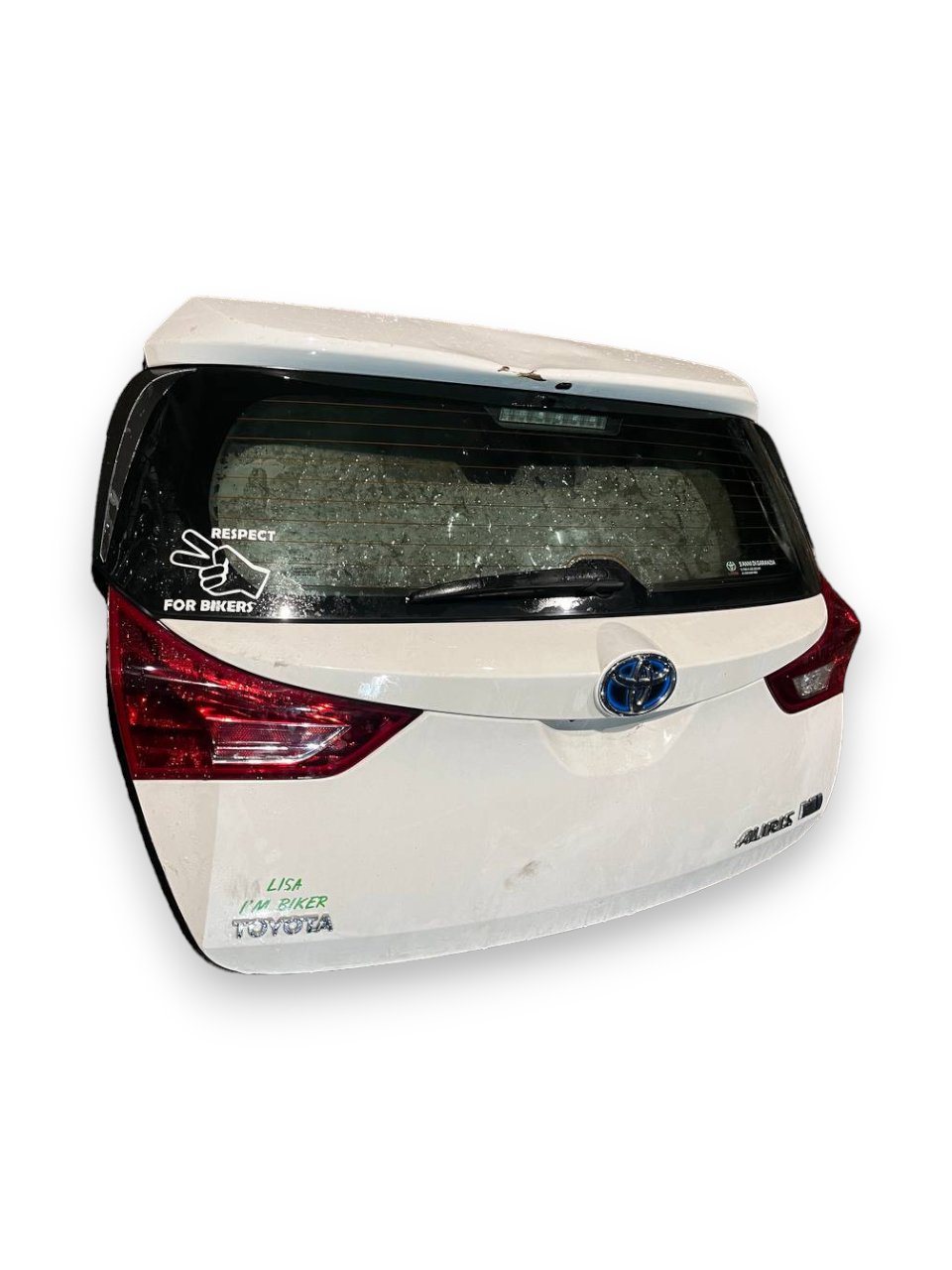 Cofano posteriore Bianco con Retrocamera Toyota Auris (2018)