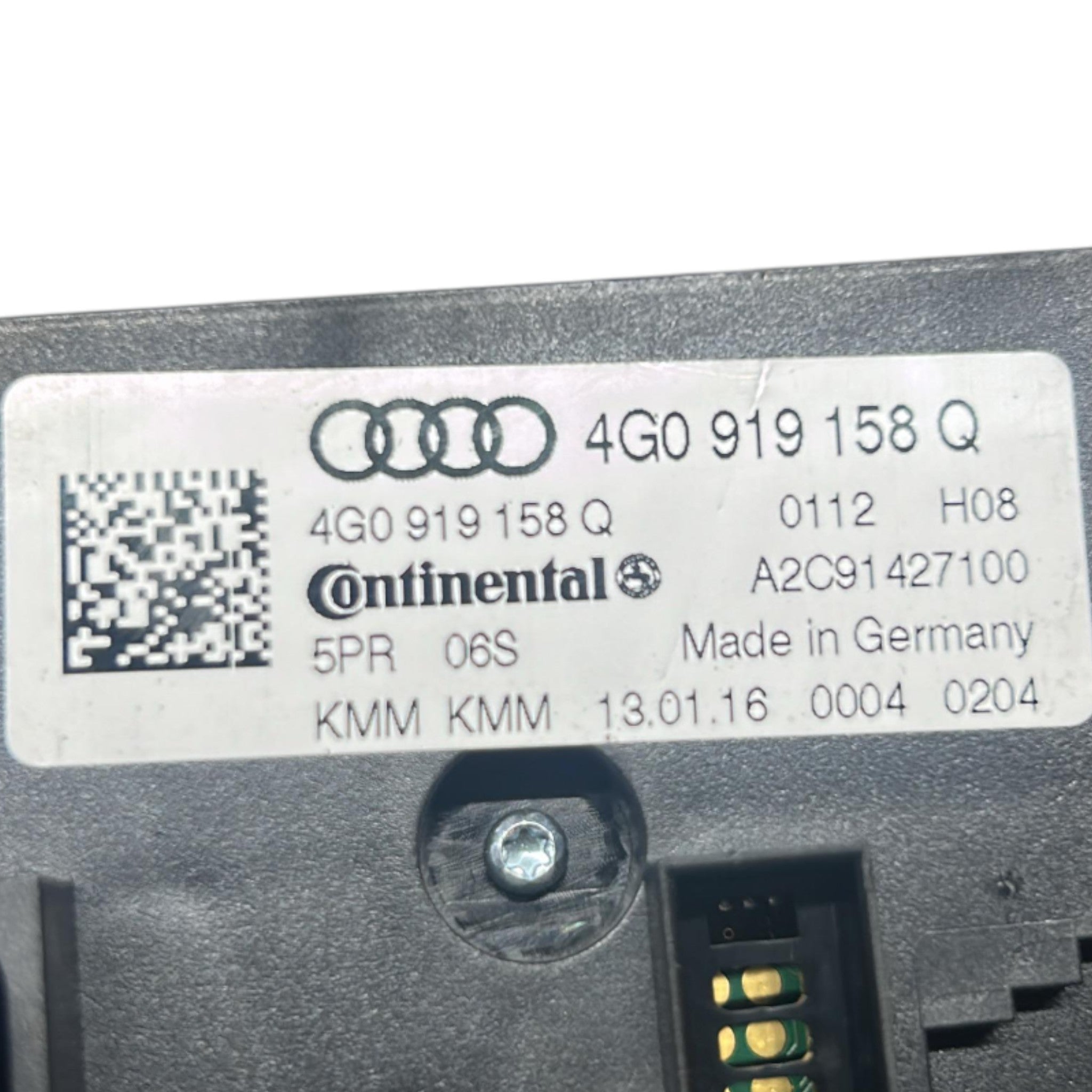 Comandi Clima posteriore Audi A6 (C7) (4G) cod.4G0919158Q (2011 > 2018)