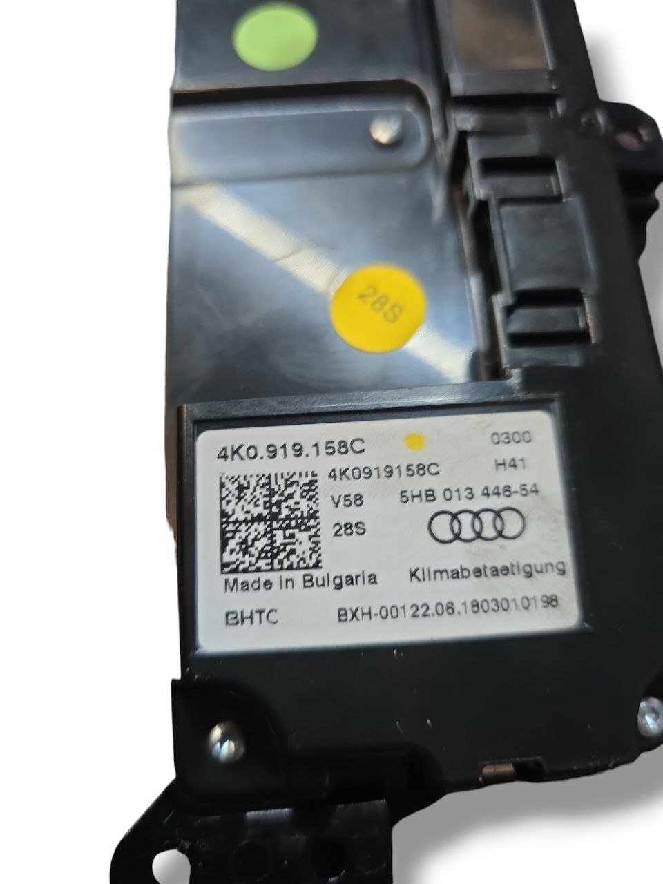 Comandi Clima Posteriore Tunnel Centrale Audi A7 C8 3.0 Diesel ( 2017 > ) Cod : 4K0919158C