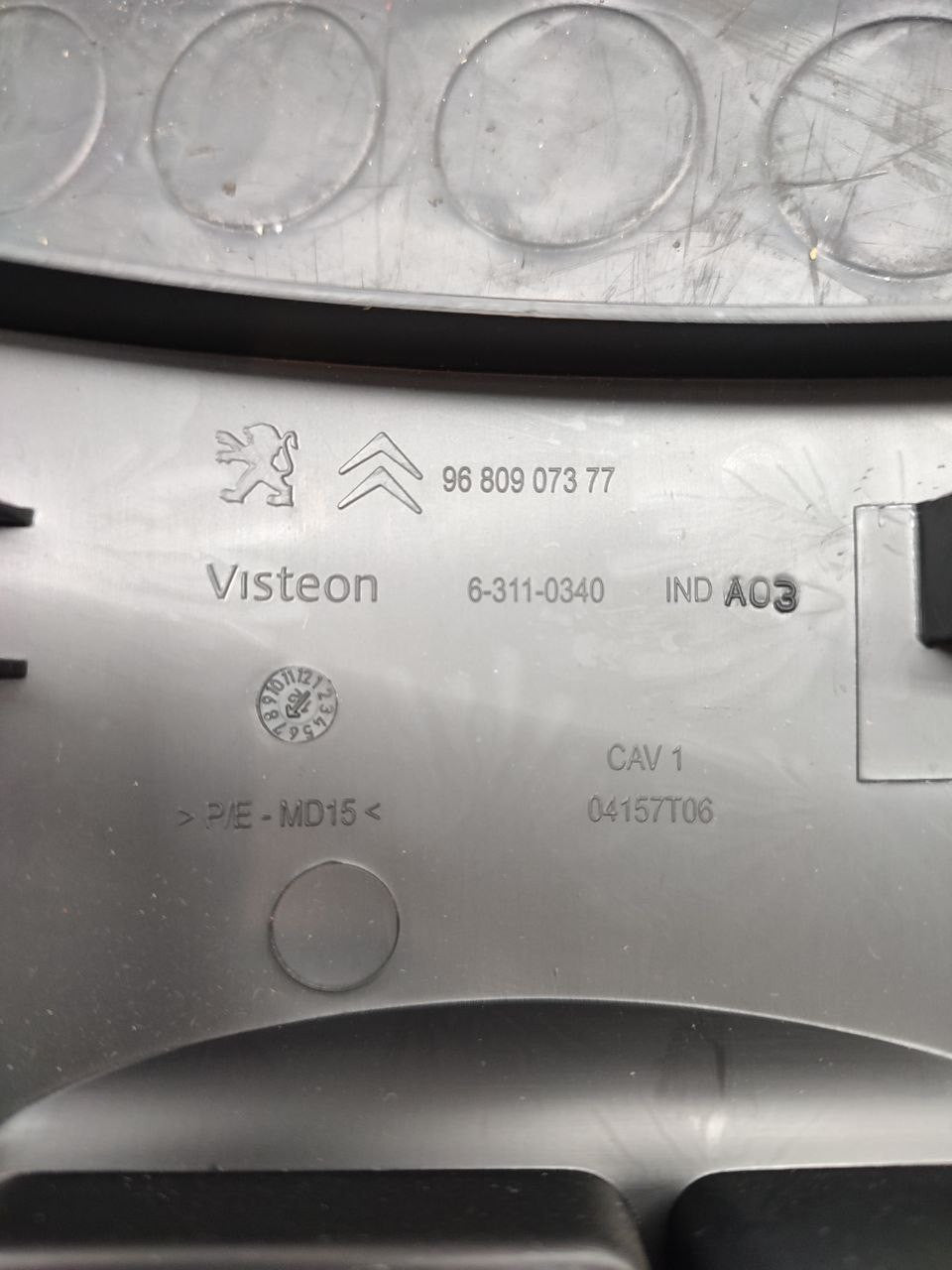 Comandi regolazione fari Peugeot Partner 2012 cod 9680907377