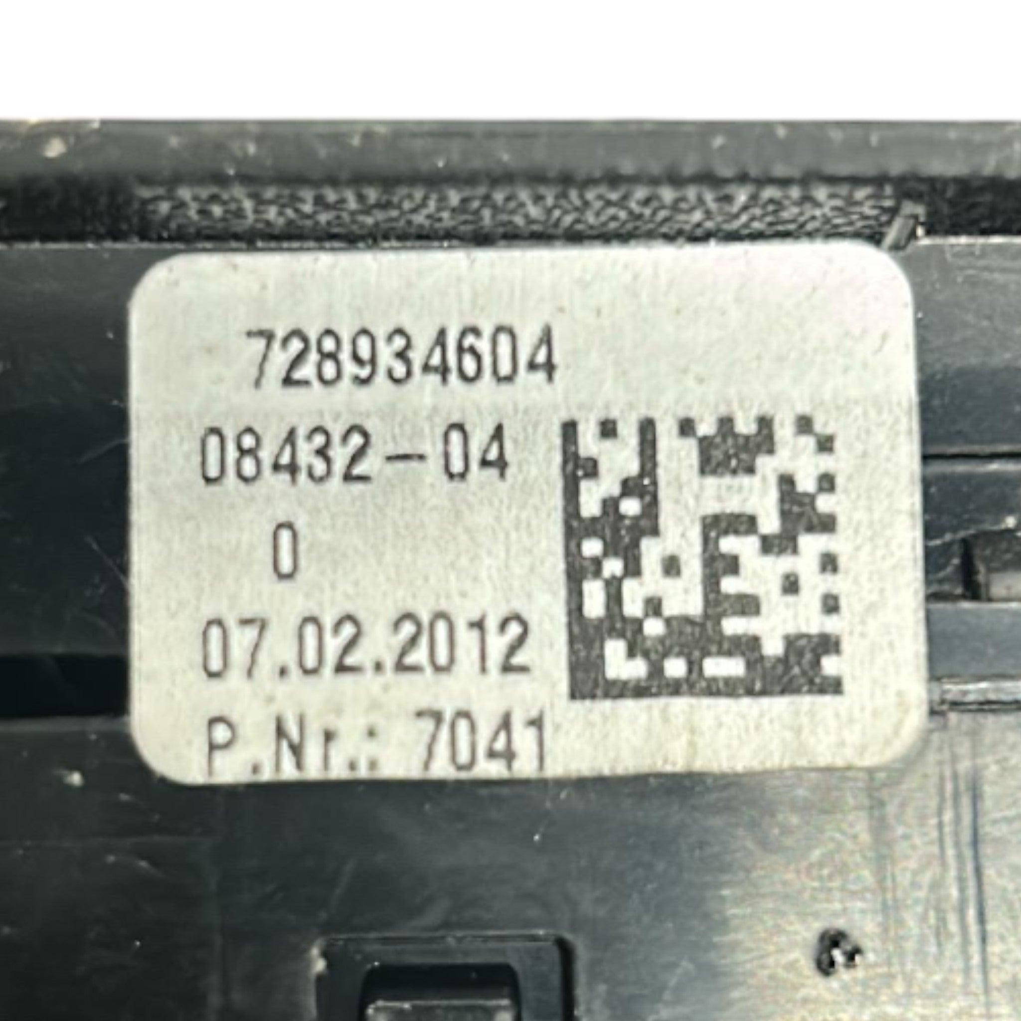 Comando Alzavetri Anteriore Sinistro BMW Serie 1 (F20) cod.728934604 (2011 > 2019)