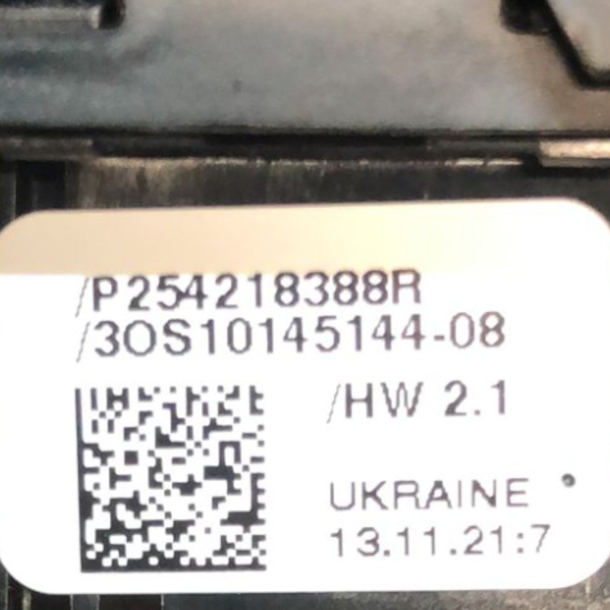 Comando Alzavetro Anteriore Destro Renault Captur (2019 >) cod:P254218388R Pulsantiera
