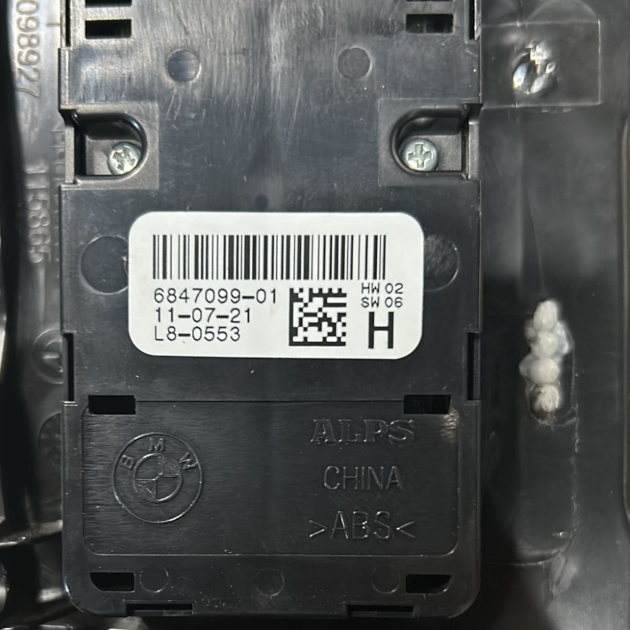 Comando Alzavetro Anteriore Sinistro Bmw X3 G01 cod:6847099-01 (2017 > 2024)