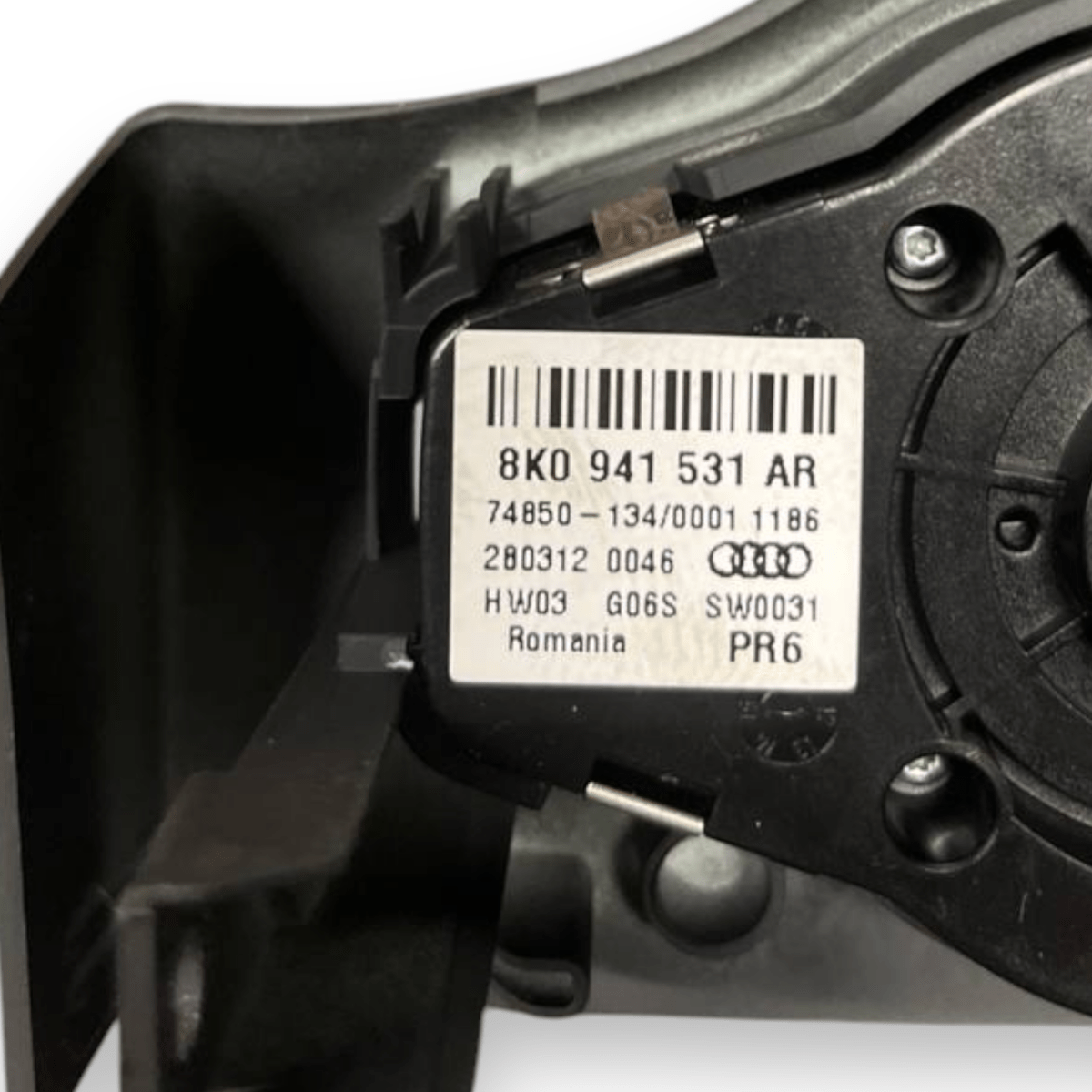 Comando / Interruttore Regolazione Fari Audi A4 B8 (2007 al 2016) cod: 8K0941531AR