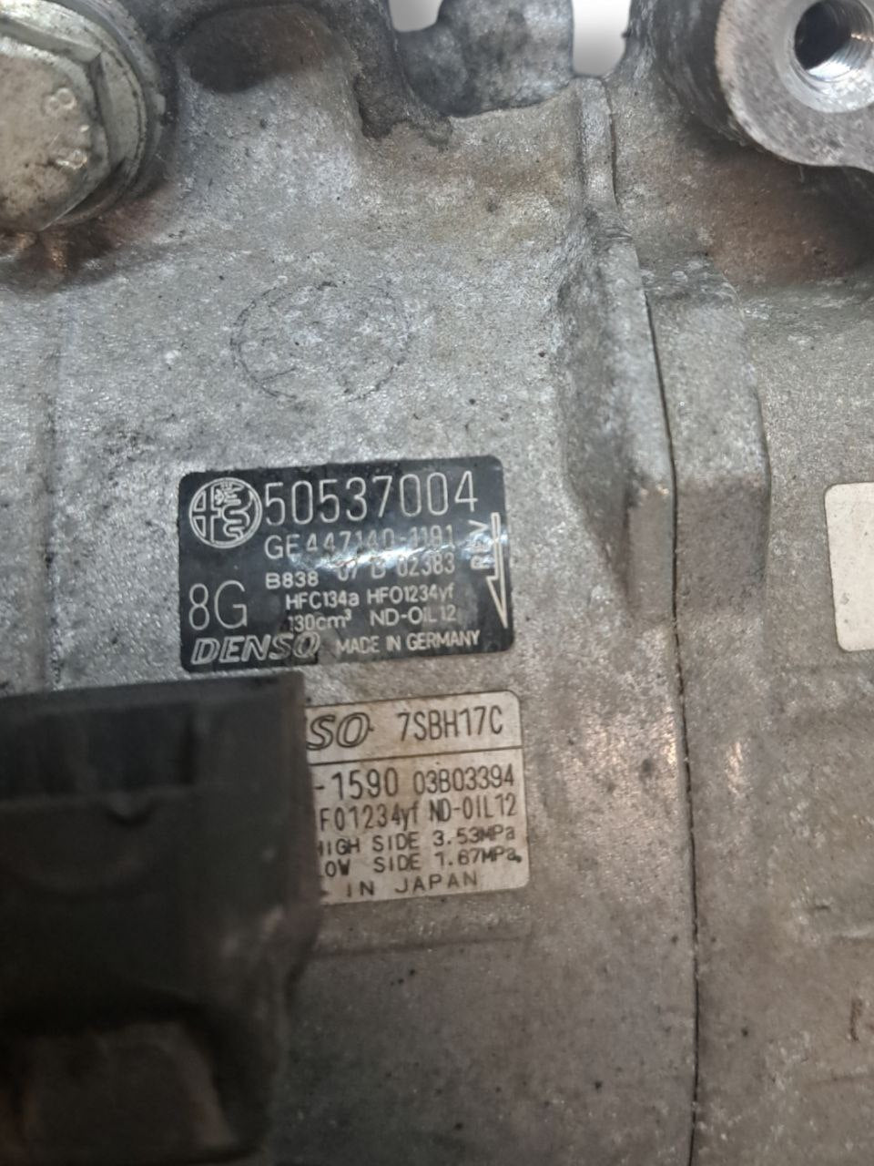 Compressore aria clima Alfa Romeo Stelvio 2.2 Diesel (2017>) COD:50537004