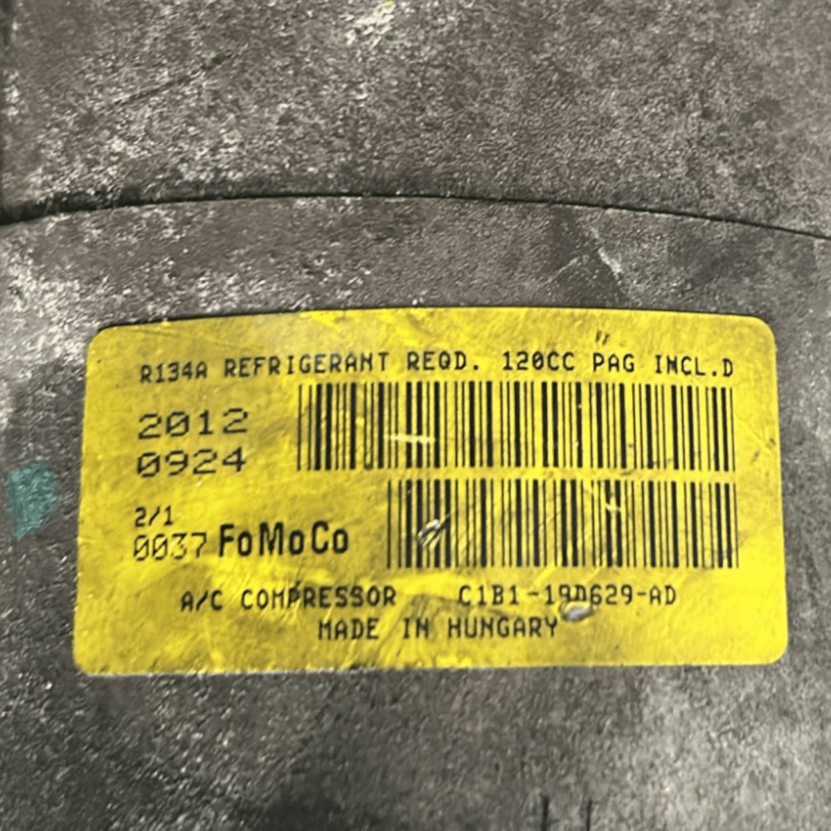 Compressore aria condizionata ford b-max 1.0 benzina cod:C1B1-19D629-AD (2012 > 2018)