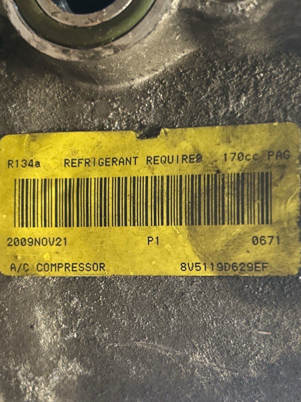 Compressore Aria Condizionata Ford Fiesta VI 1.4 Benzina cod.8V5119D629EF (2008 > 2017)