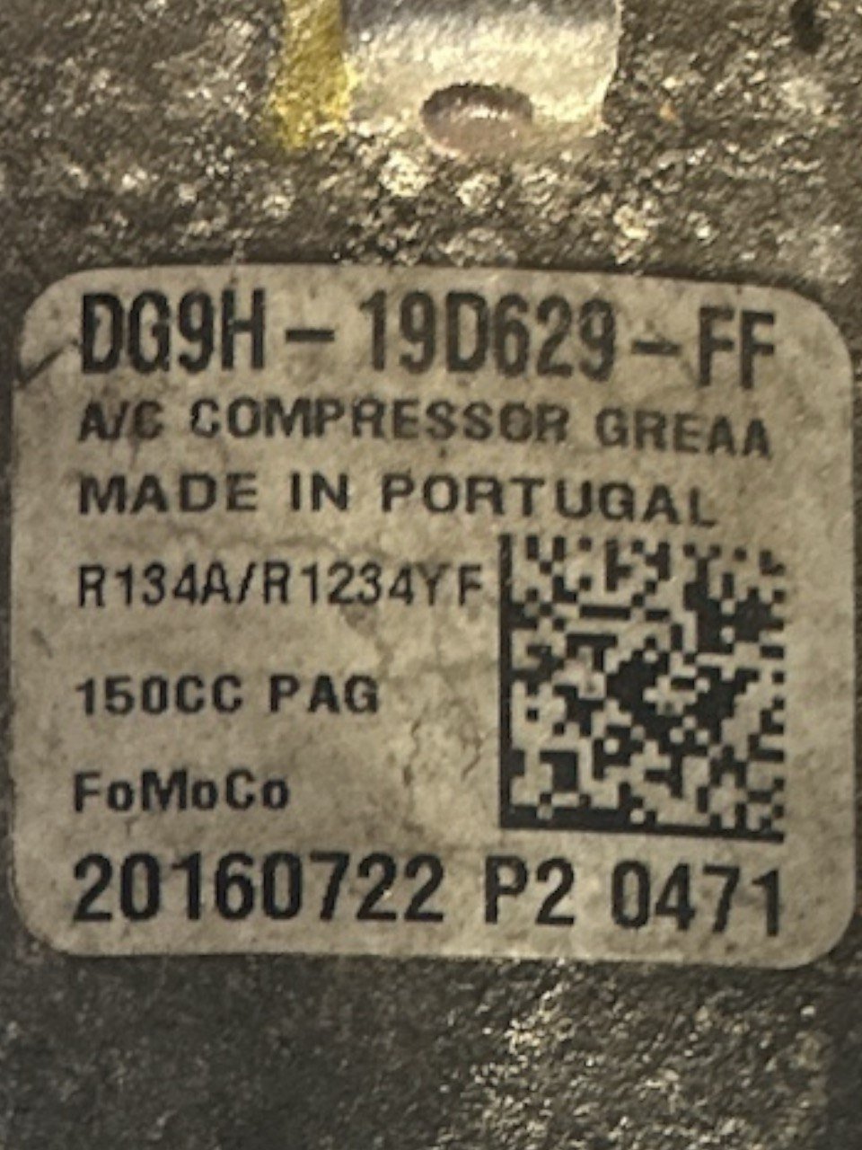 Compressore Aria Condizionata Ford S - Max 2.0 Diesel (2006 > 2015) cod.DG9H-19D629-FF