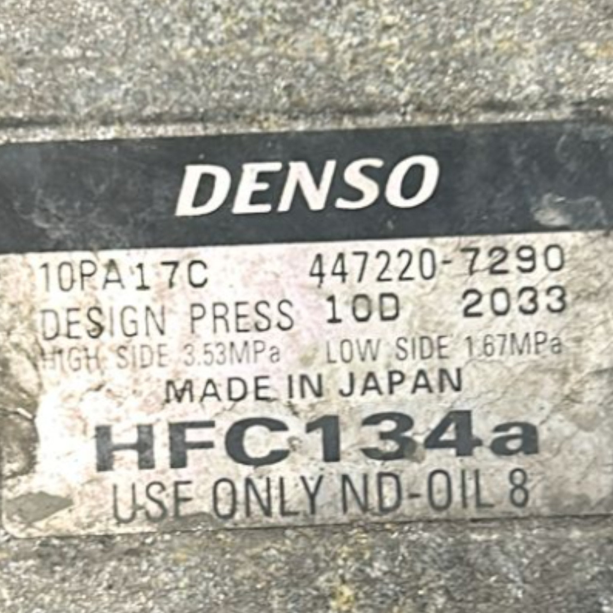 Compressore Aria Condizionata Iveco Daily III cod.447220-7290 2.3 Diesel (1999 > 2006)