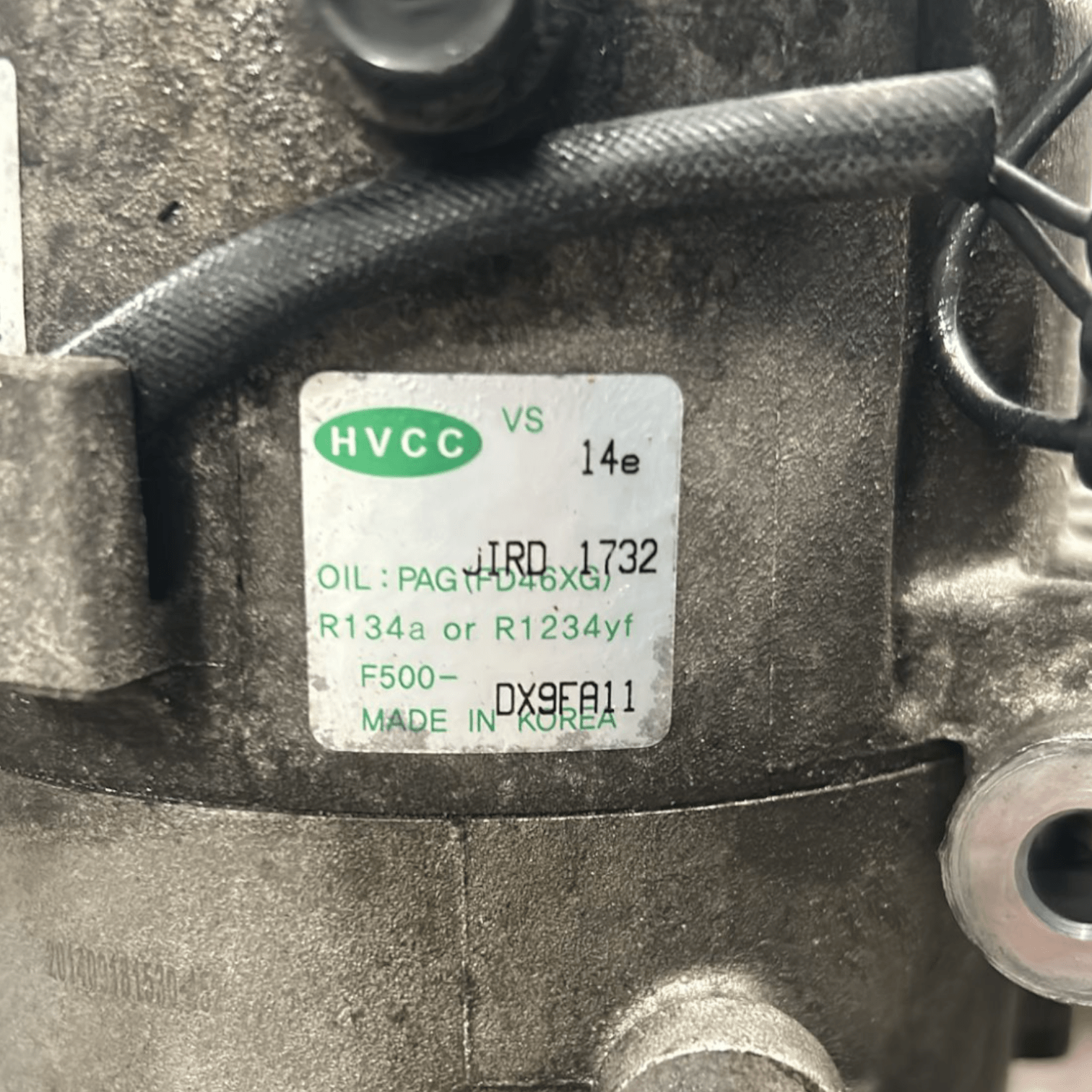 Compressore Aria Condizionata Kia Sportage SL 1.7 Diesel cod:F500-DX9FA11 (2010 > 2016)